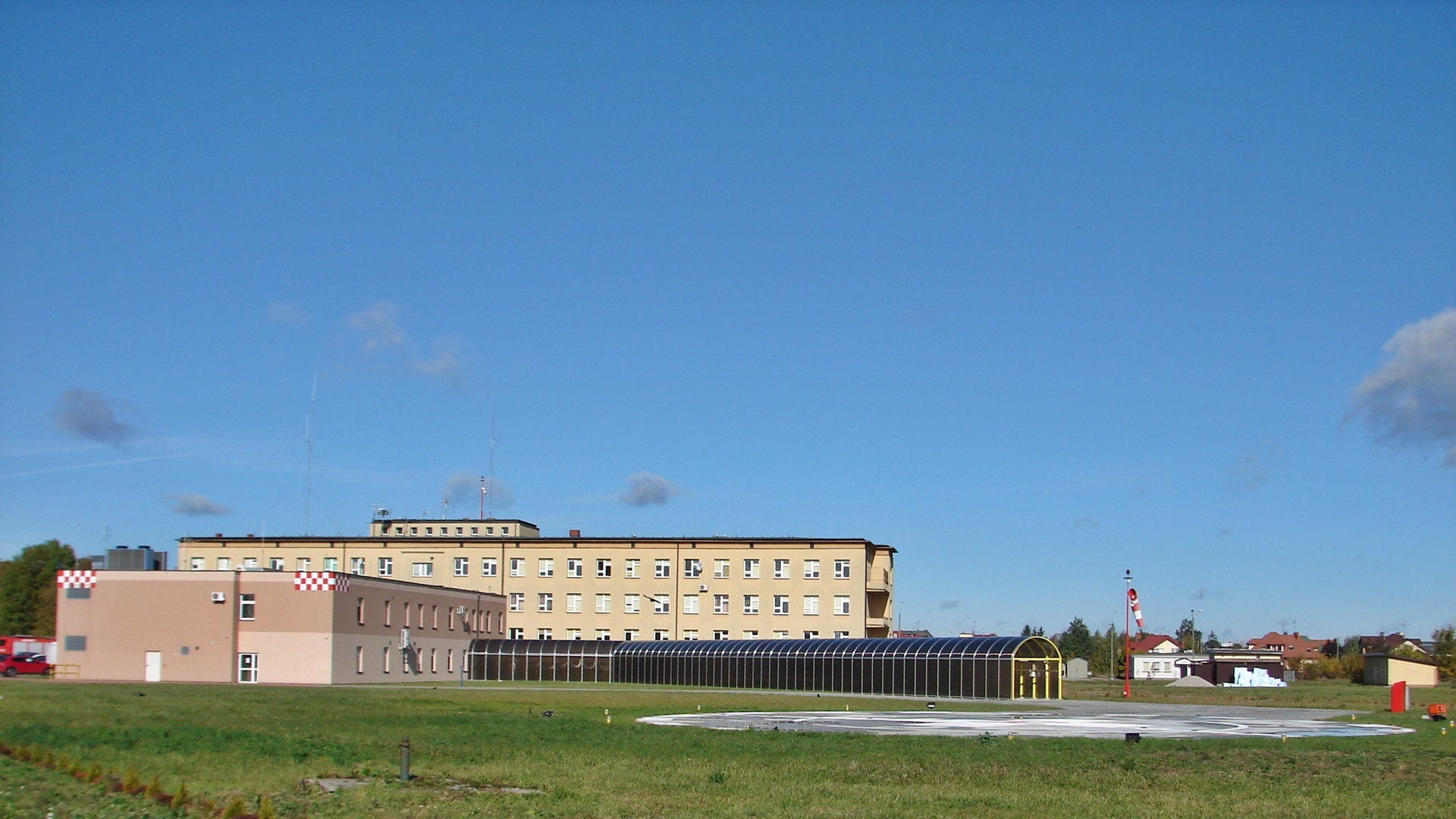 Szpital w Wysokiem Mazowieckiem ma już lądowisko dla śmigłowców