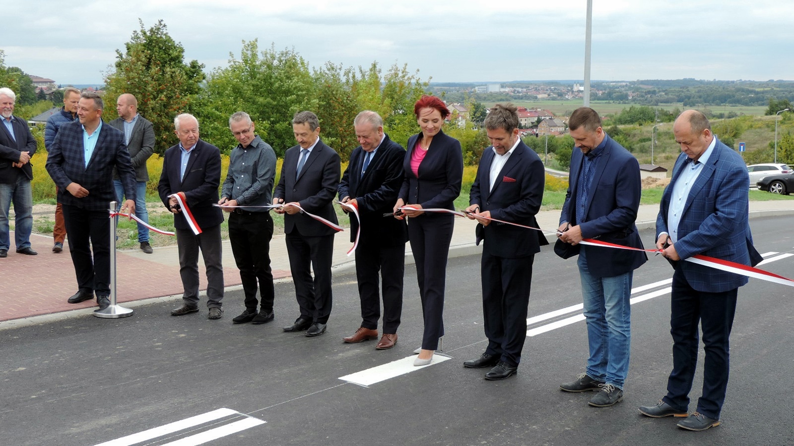 Mieszkańcy Łomży mogą już jeździć długo oczekiwaną ulicą Kazimierza Wielkiego