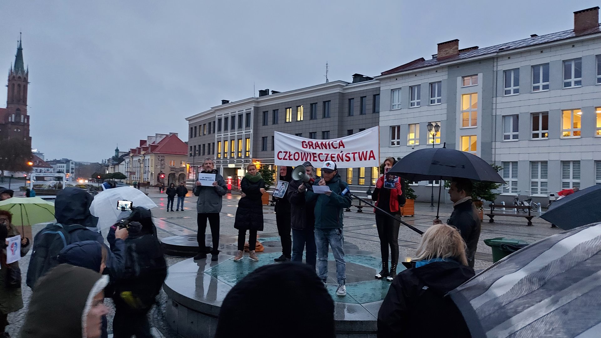 Marsz pod nazwą "Granice Człowieczeństwa" w Białymstoku
