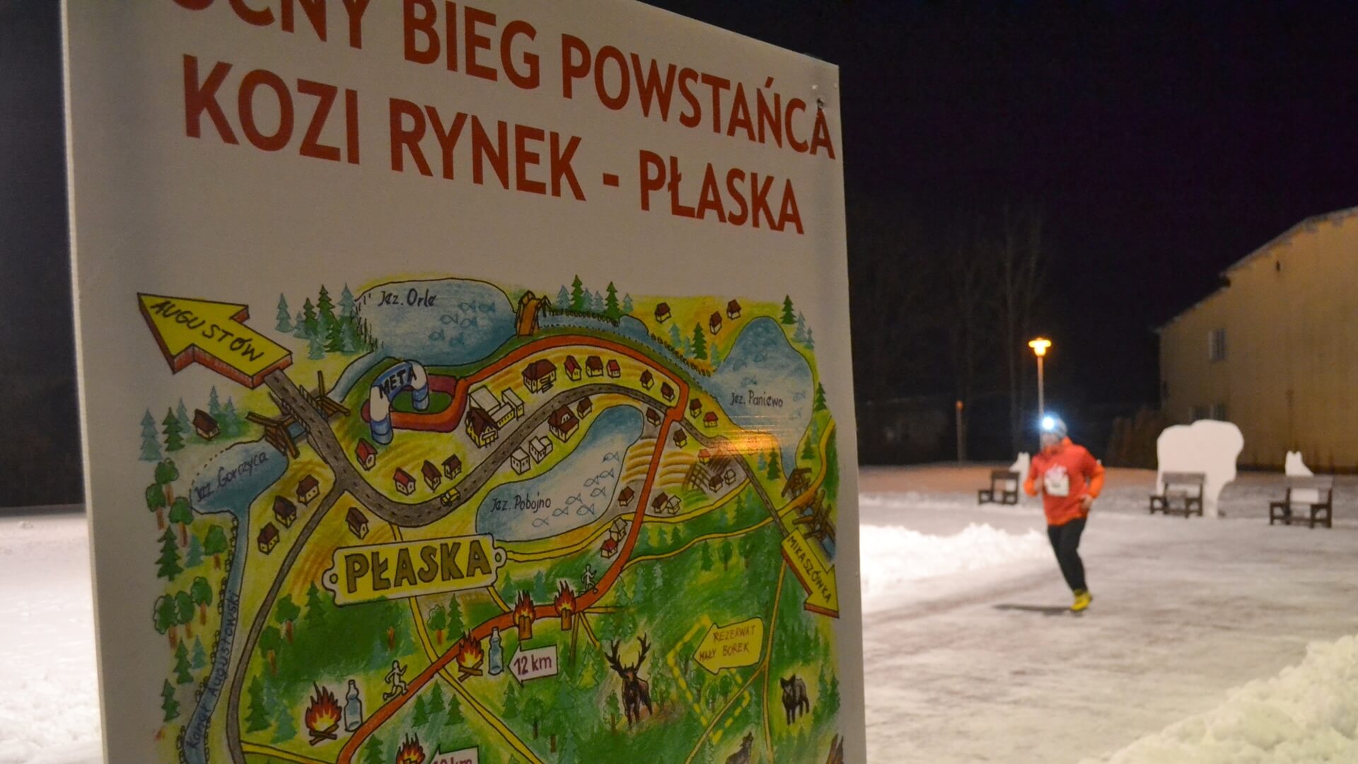 55 biegaczy wzięło udział w Nocnym Biegu Powstańca Styczniowego w gminie Płaska