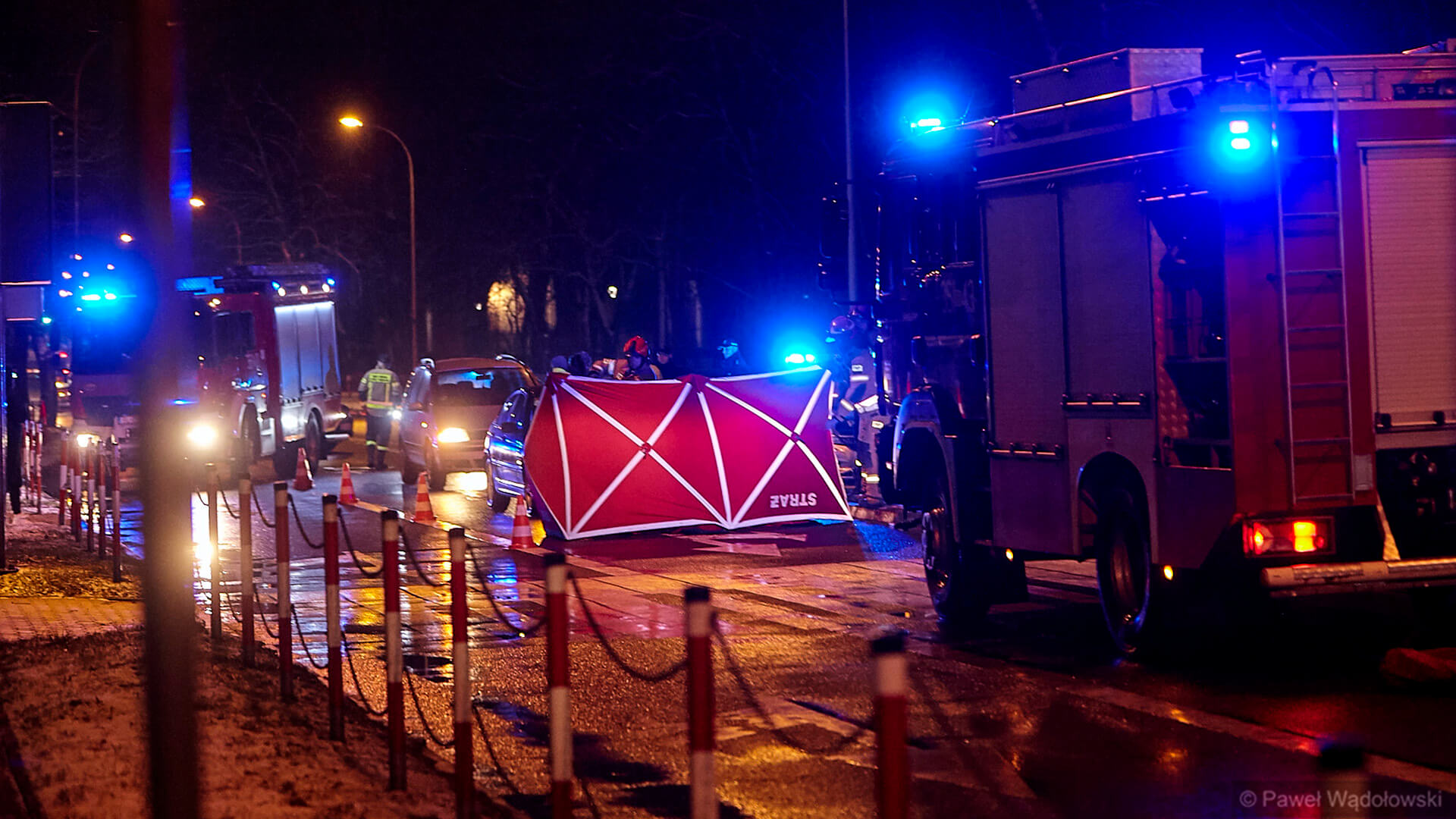 Nie żyje mężczyzna potrącony przez ciężarówkę w Łomży - policjanci ustalają jego tożsamość