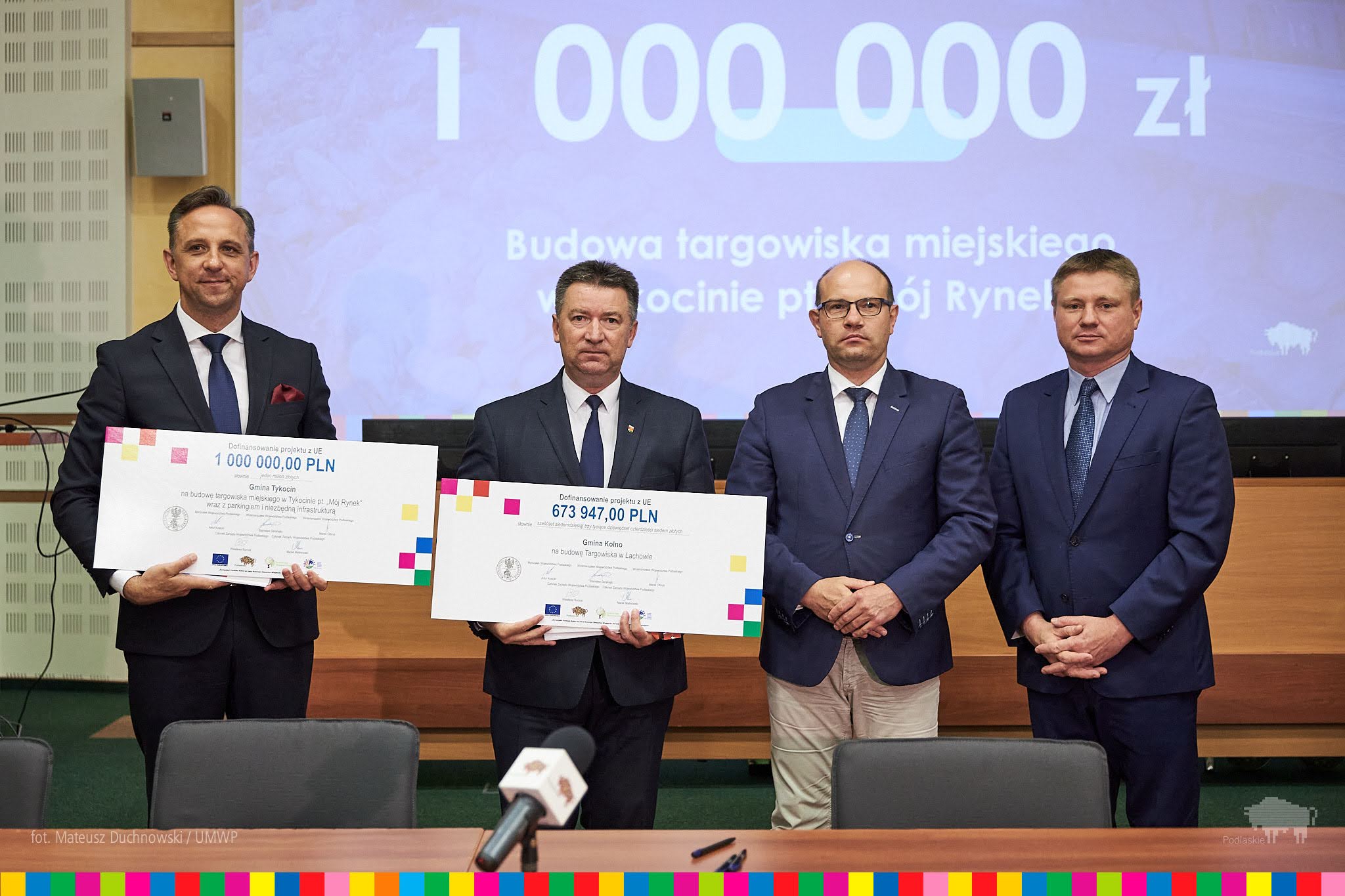 3,5 mln zł unijnego wsparcia na budowę czterech targowisk w Podlaskiem