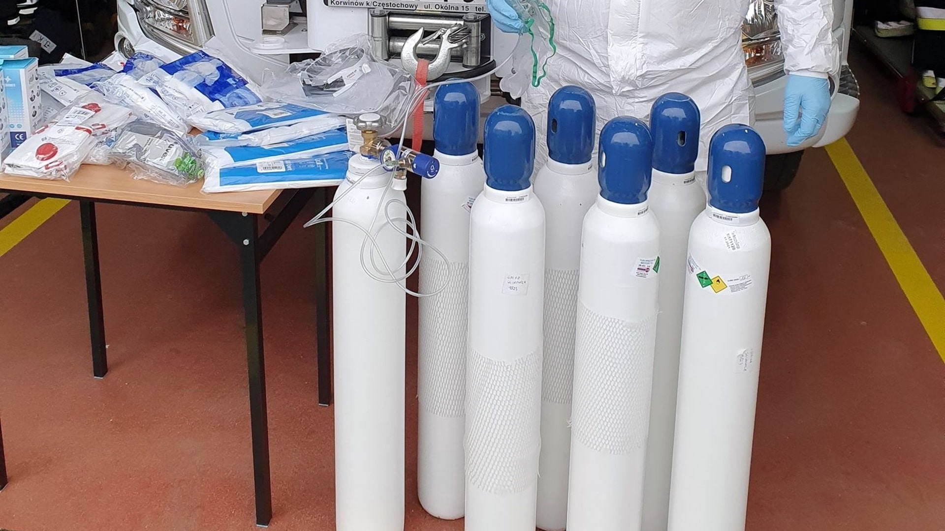 Suchowola: strażacy ochotnicy będą dostarczać tlen osobom z objawami COVID-19