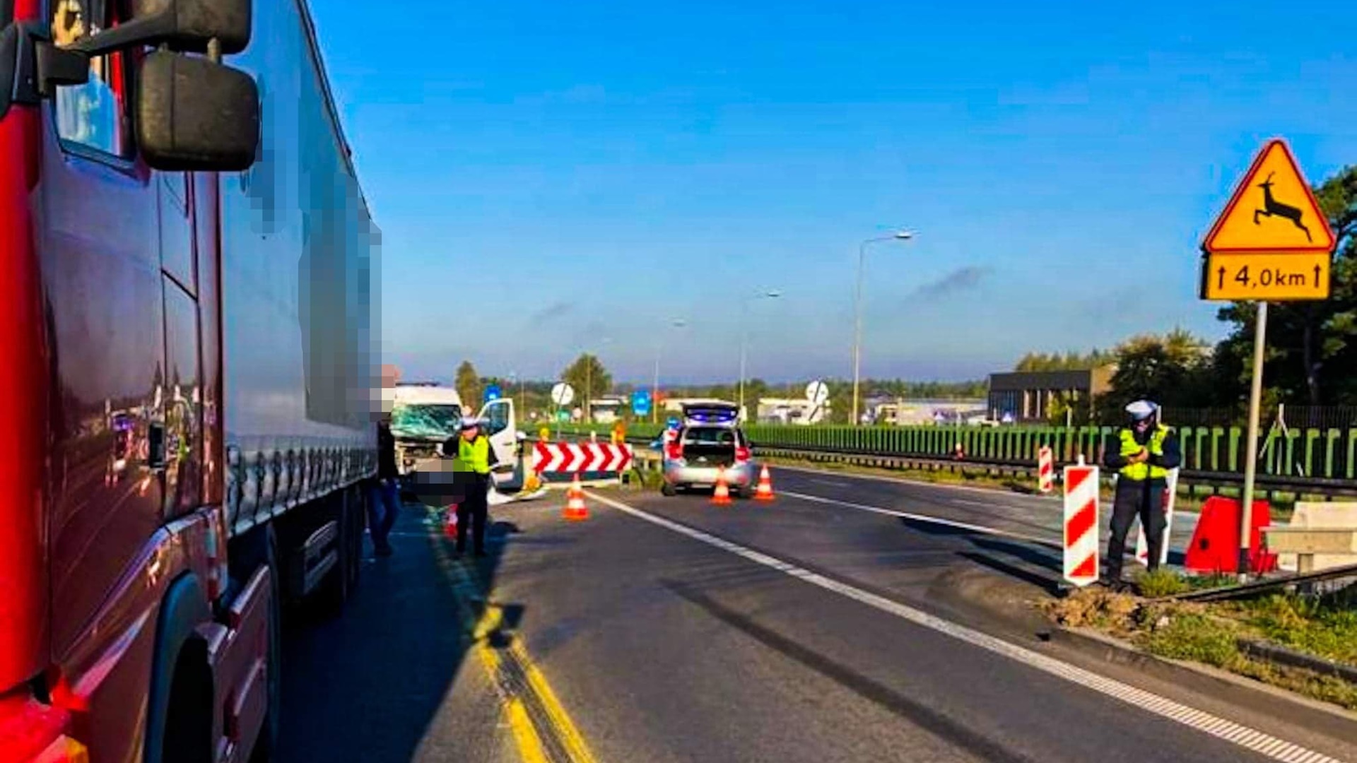 Wypadek na wjeździe do Białegostoku