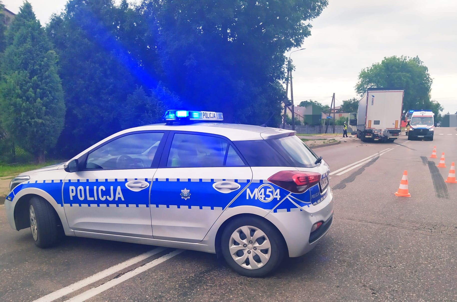 Wypadek w Hajnówce - jedna osoba nie żyje