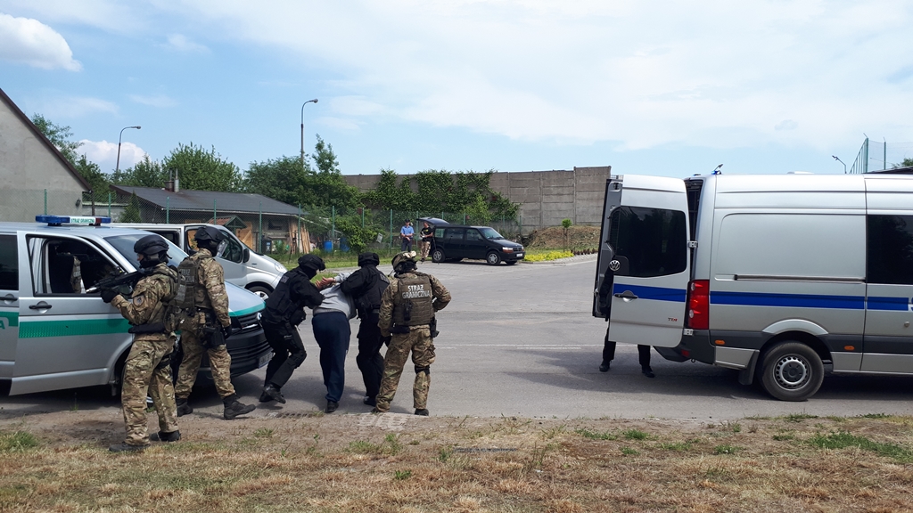 Mundurowi ćwiczyli w białostockim zakładzie karnym