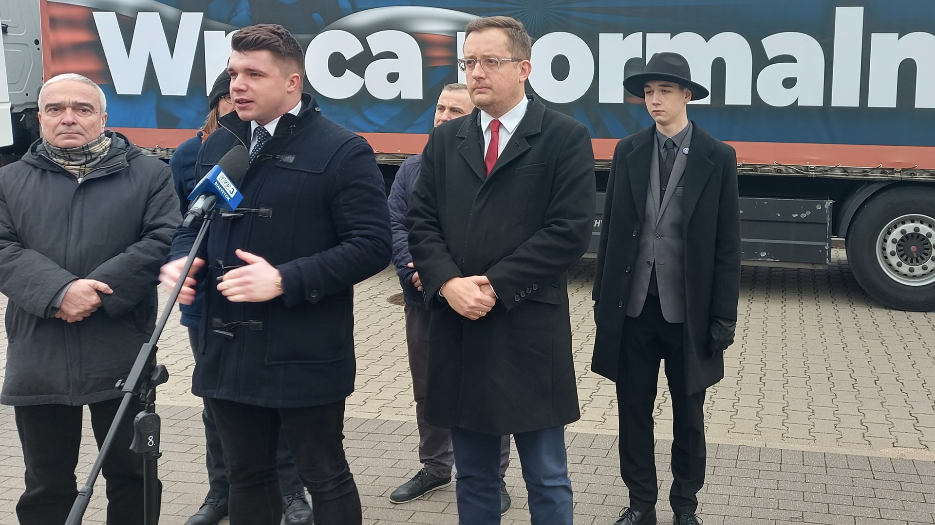 Tir Wolności Konfederacji dojechał do Białegostoku