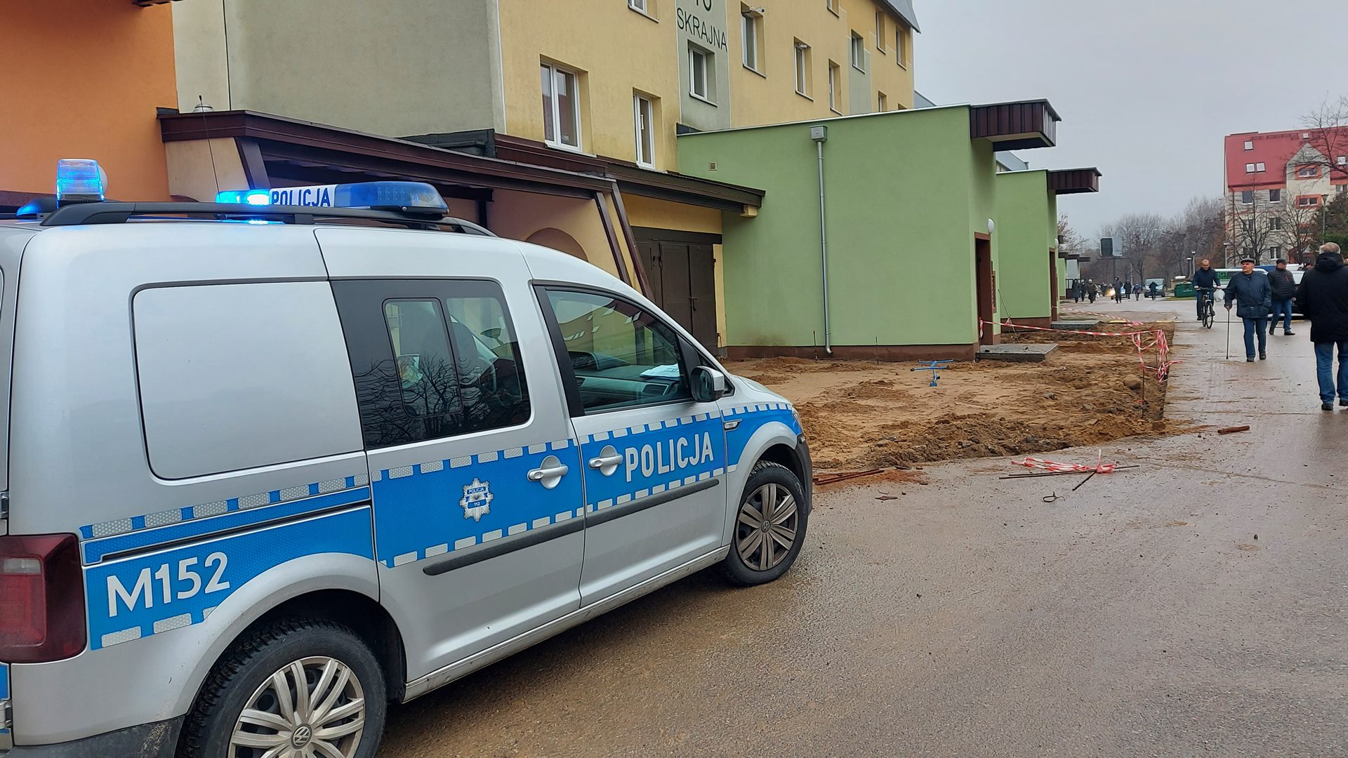 Robotnicy natrafili na niewybuch w Białymstoku