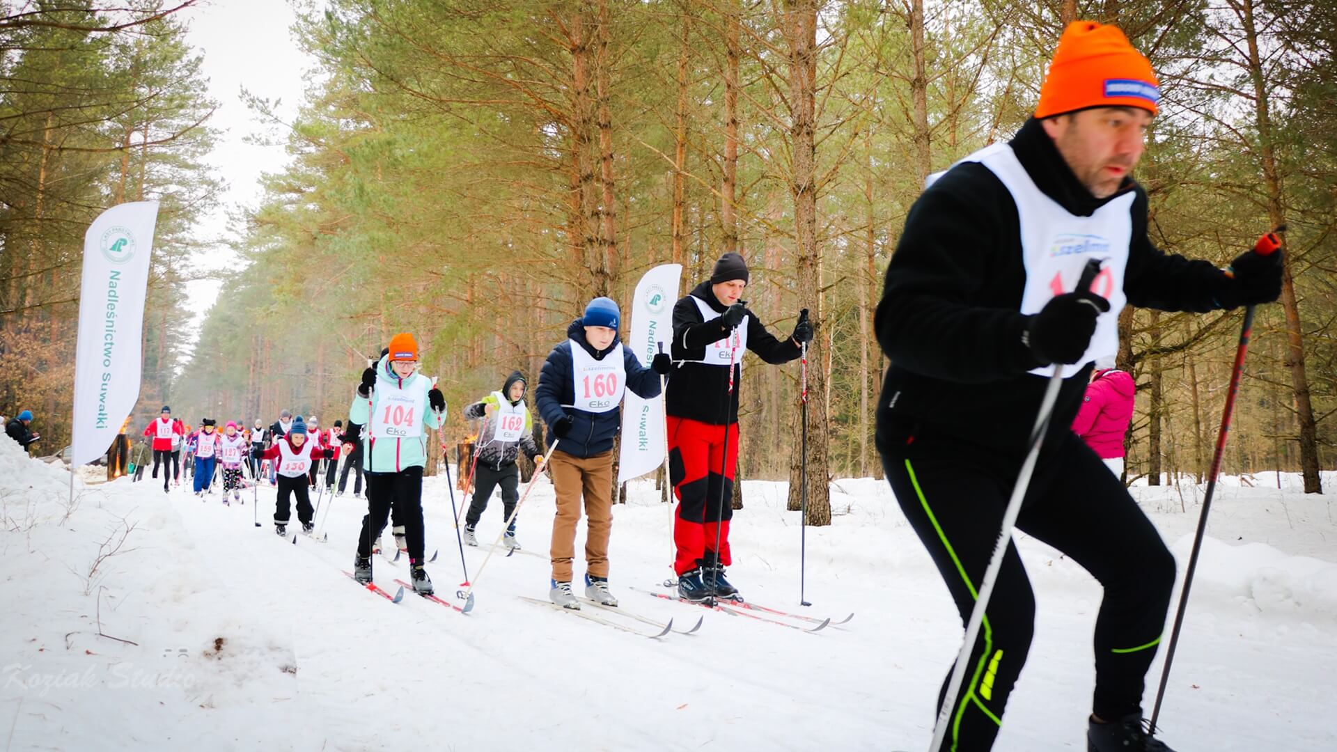Prawie dwieście osób z całej Polski wzięło udział w pierwszym suwalskim festiwalu "Biegun zimna"
