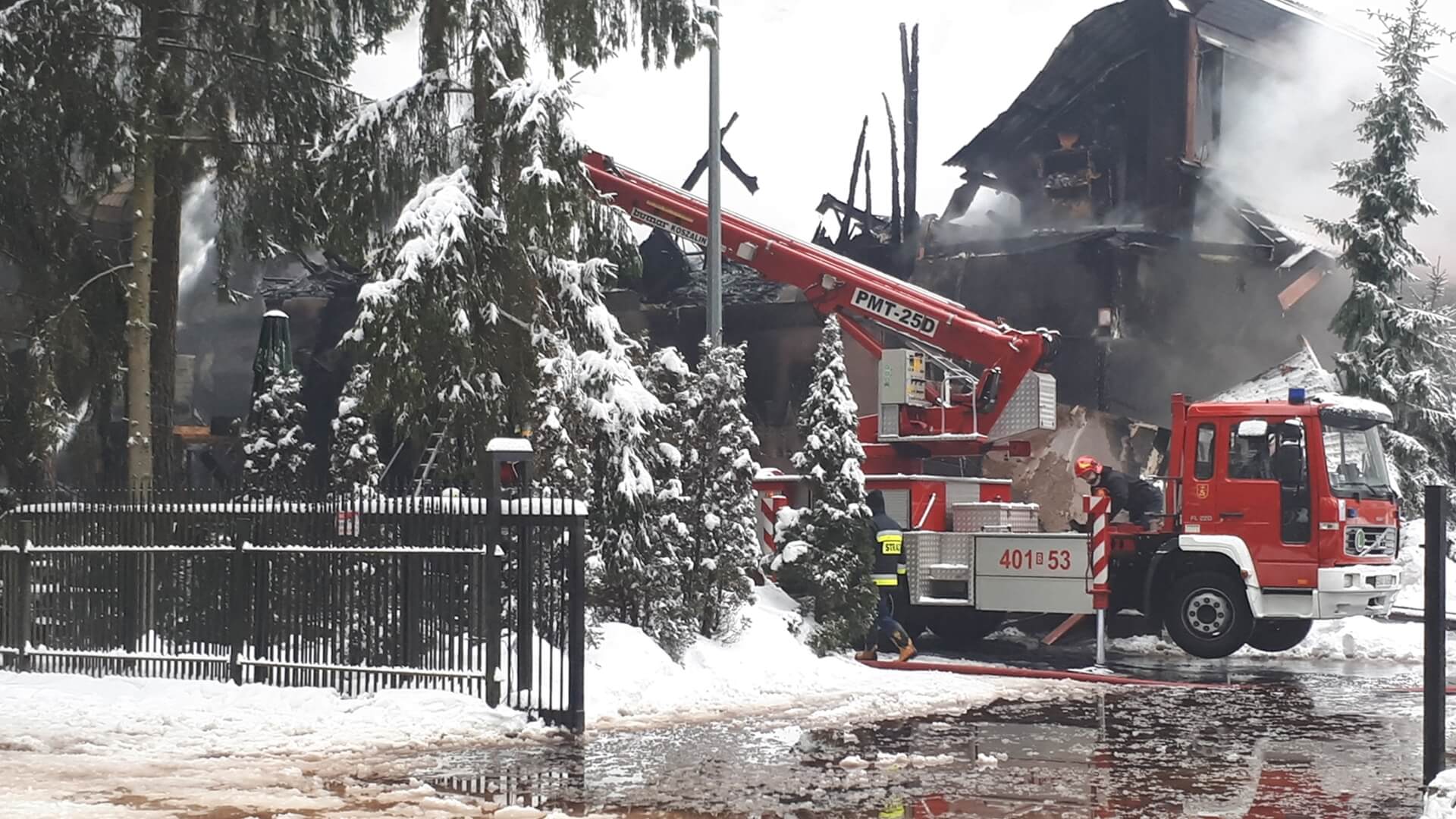 Prokuratura Rejonowa w Olecku przejęła śledztwo w sprawie pożaru Hotelu  Laguna w Augustowie