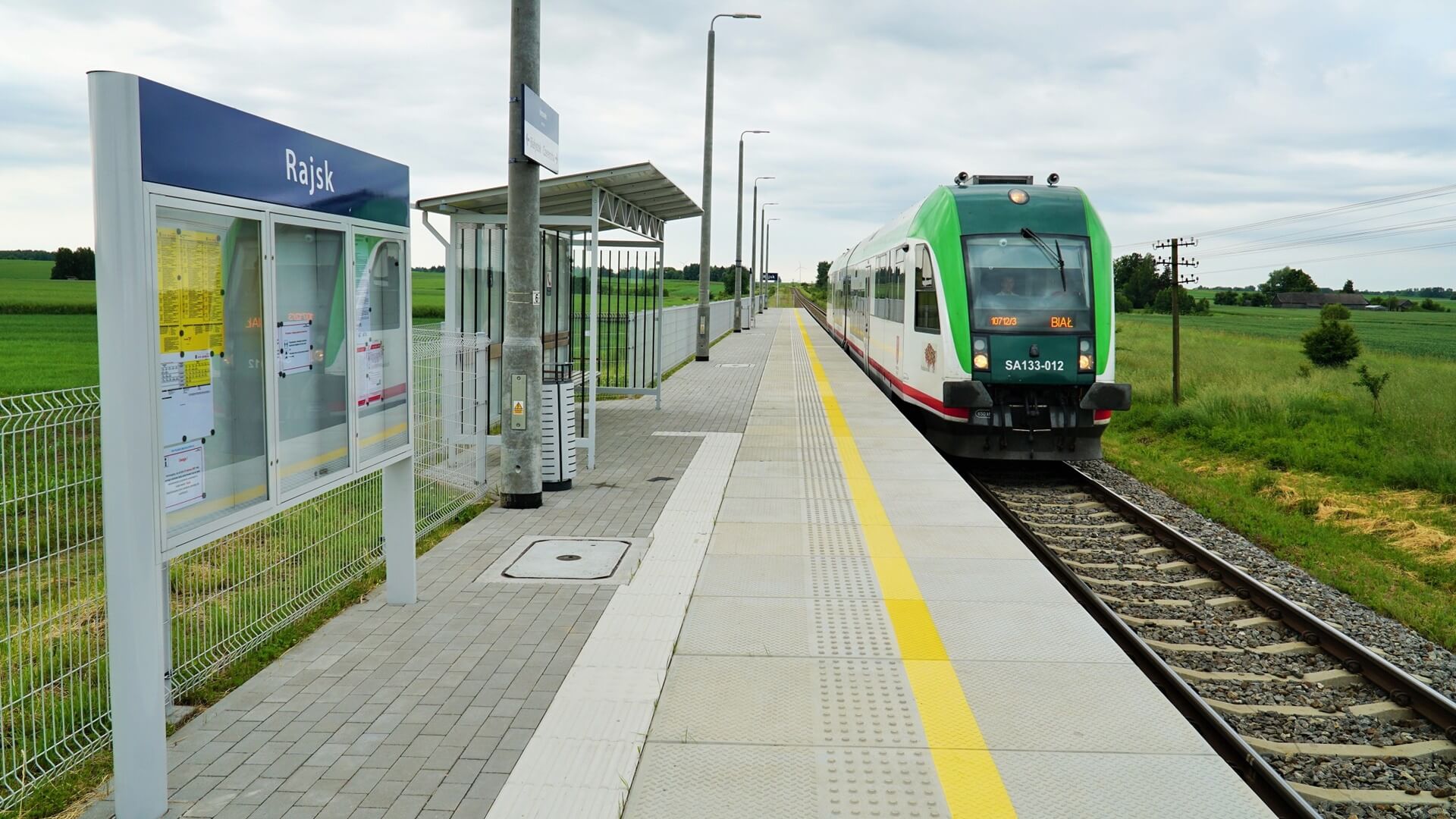 Mieszkańcy Rajska mogą korzystać z nowego przystanku