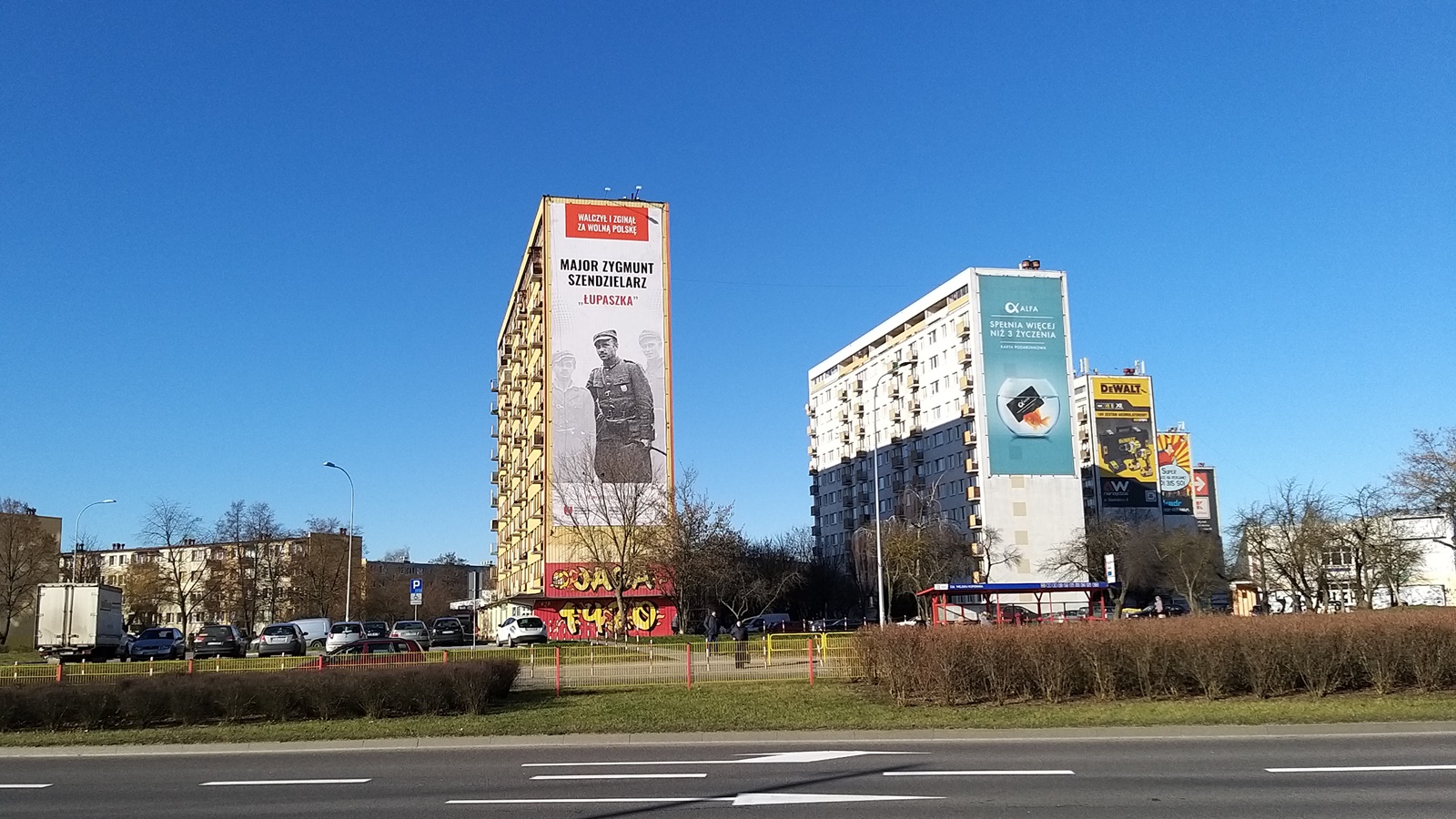 Billboardy z wizerunkiem mjr. Zygmunta Szendzielarza "Łupaszki" zawisły w Białymstoku