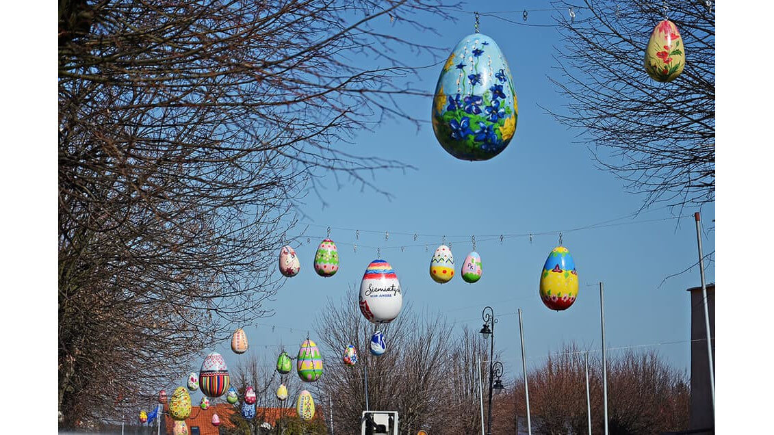 Wielkanocny klimat w centrum Siemiatycz [zdjęcia]