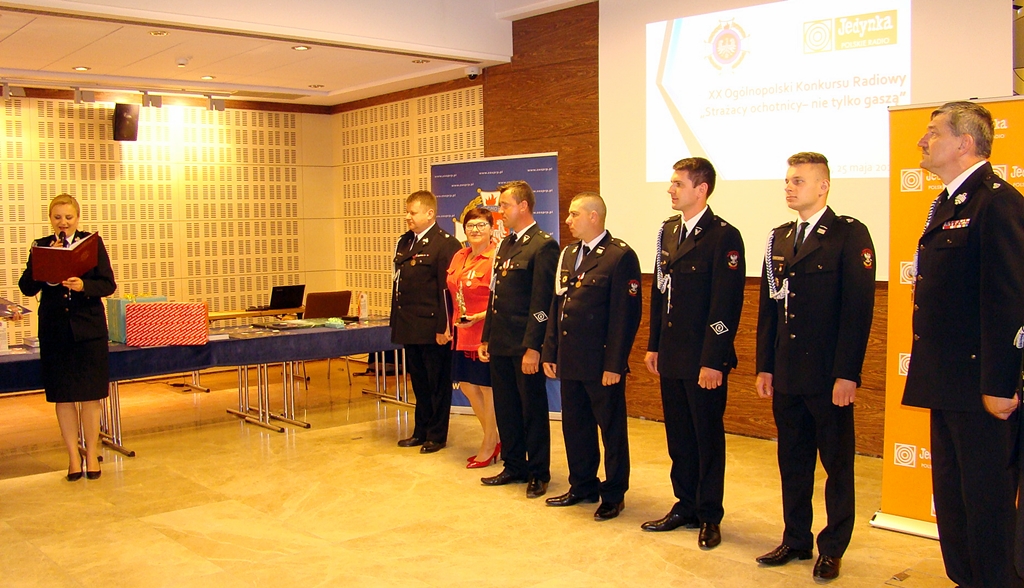 Srebrny Medal "Za Zasługi dla Pożarnictwa" i nagroda za reportaż dla Anny Bogdanowicz z Radia Białystok