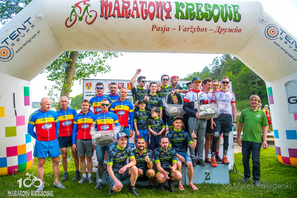 Kolarze ścigali się podczas Maratonów Kresowych w Augustowie