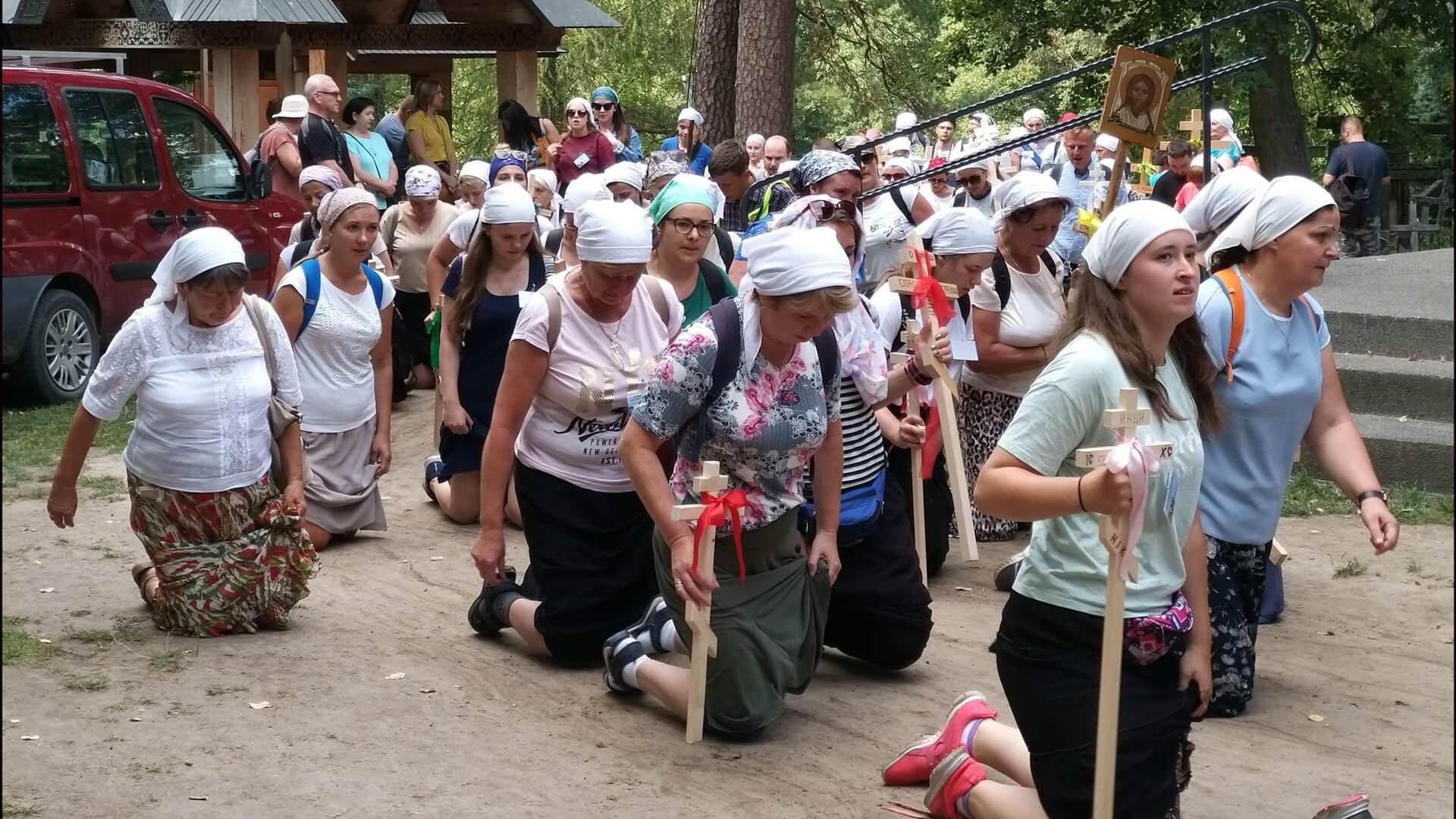 Prawosławni świętują Przemienienie Pańskie na Górze Grabarce