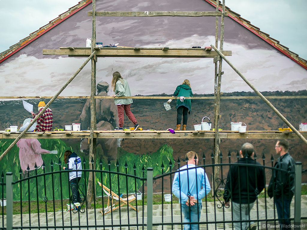 Wizna:  Powstał kolejny mural o tematyce historycznej [zdjęcia]
