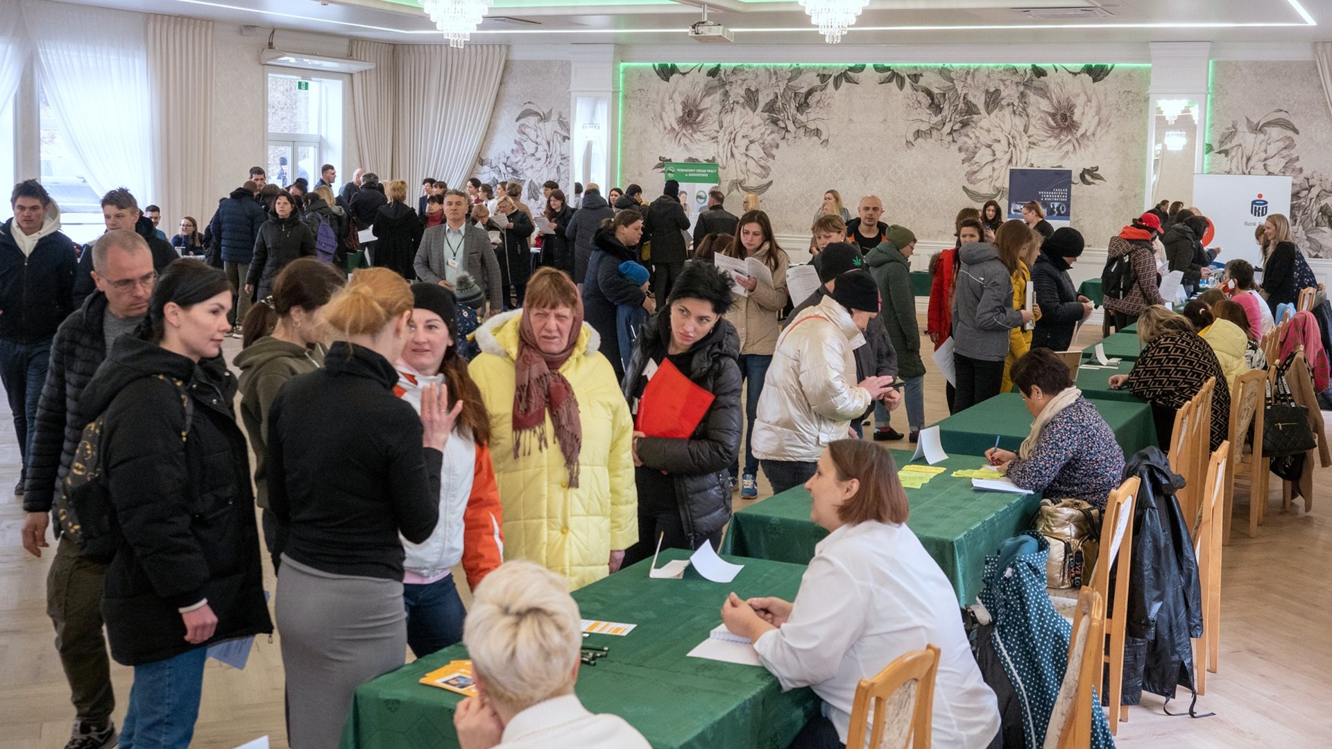 Targi pracy dla uchodźców z Ukrainy w Augustowie