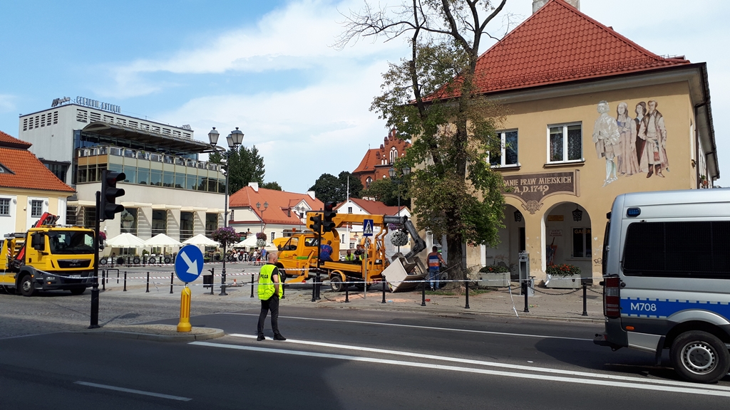 Białostocka prokuratura wyjaśnia przyczyny tragicznego wypadku z centrum Białegostoku