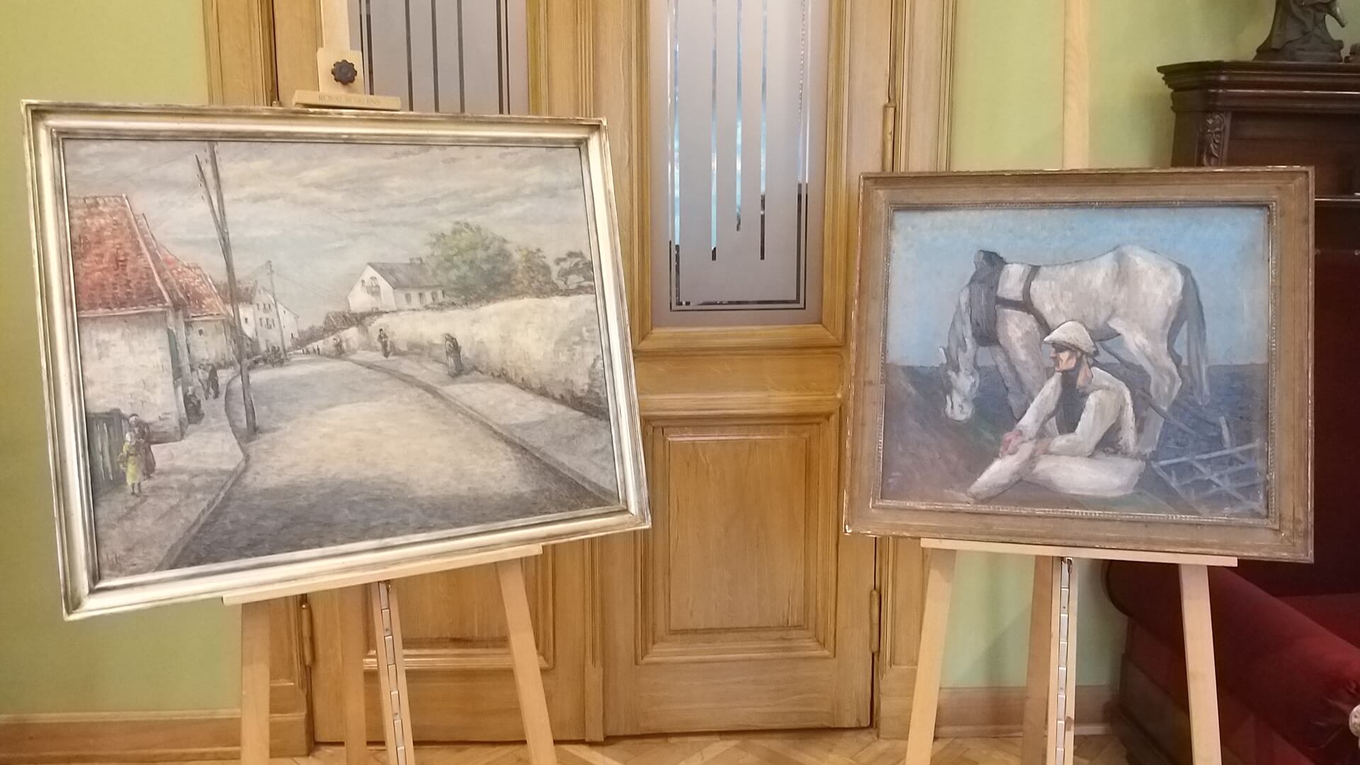 Dwa obrazy z lat 30. i 40. XX wieku w kolekcji Muzeum Historycznego w Białymstoku