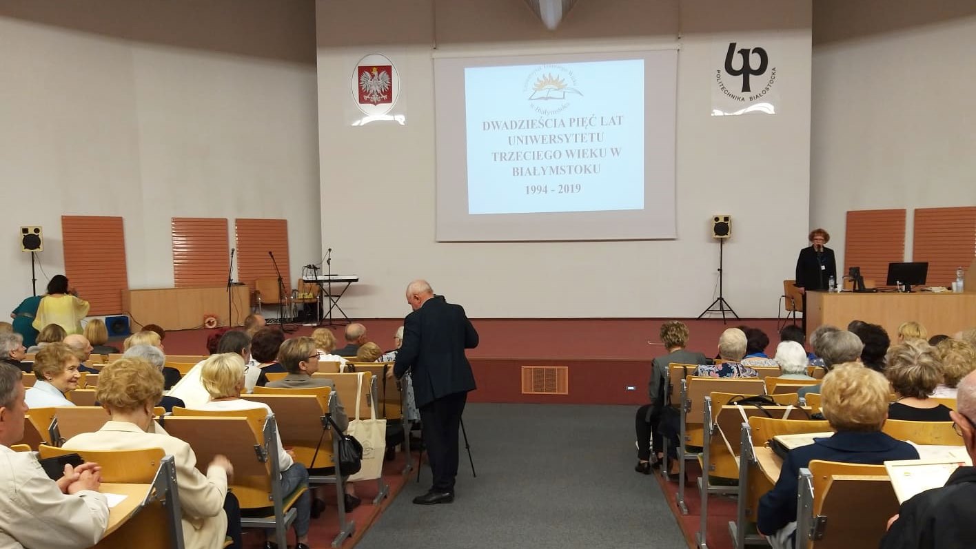 Uniwersytet Trzeciego Wieku w Białymstoku świętuje 25-lecie istnienia