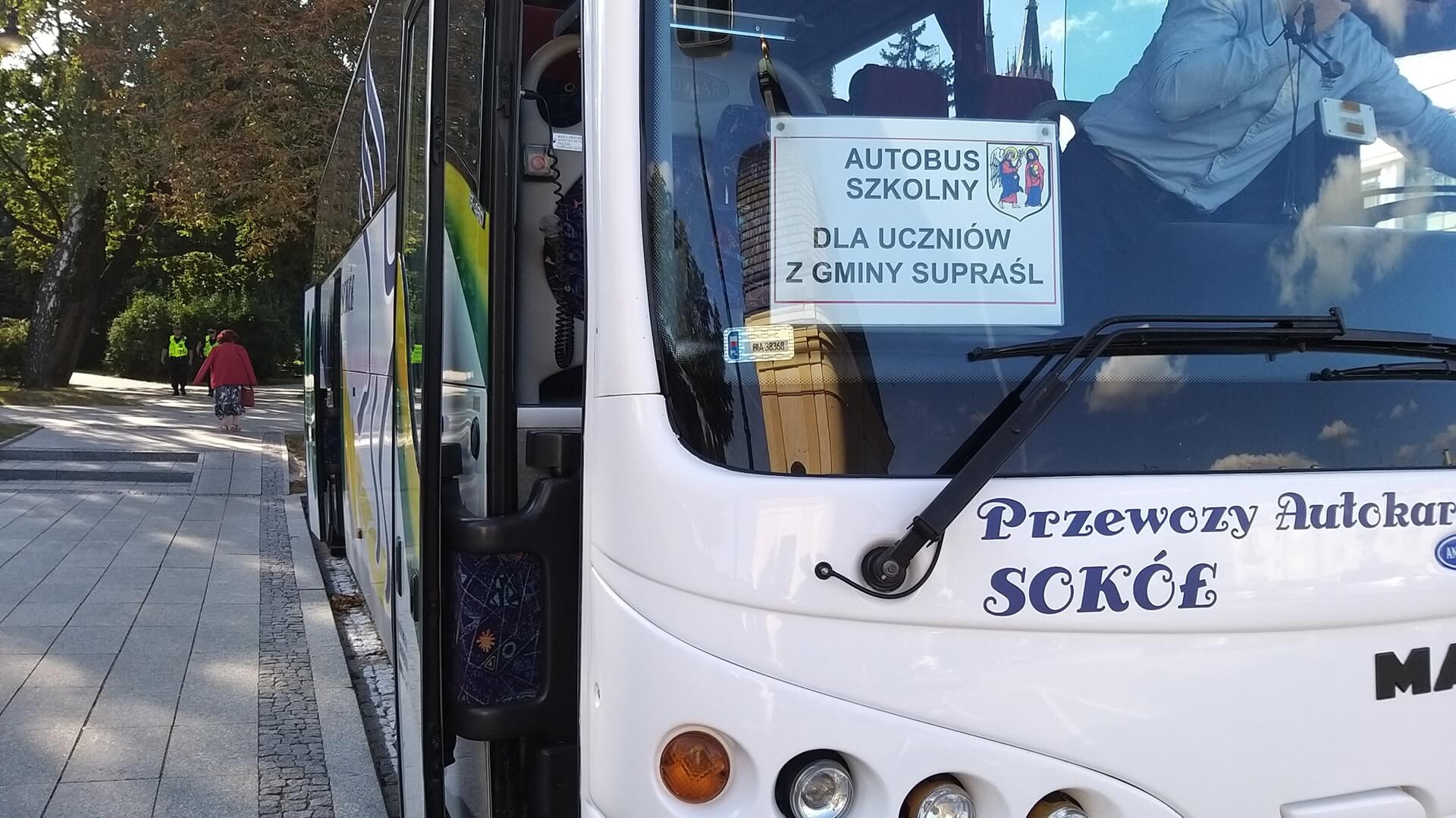 Niewielu uczniów skorzystało z darmowego autobusu kursującego między Supraślem a Białymstokiem