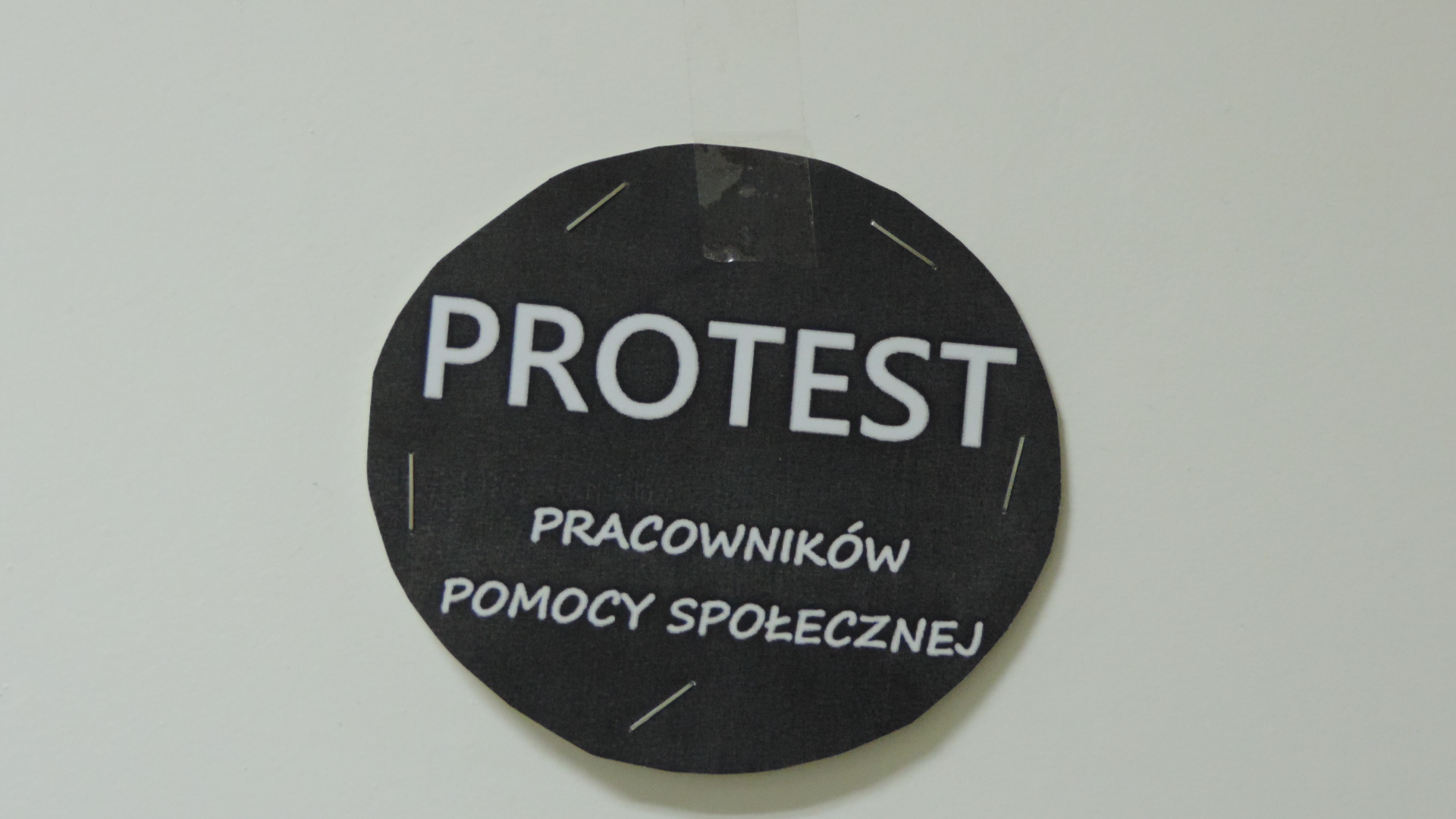 Cichy protest pracowników socjalnych w Podlaskiem