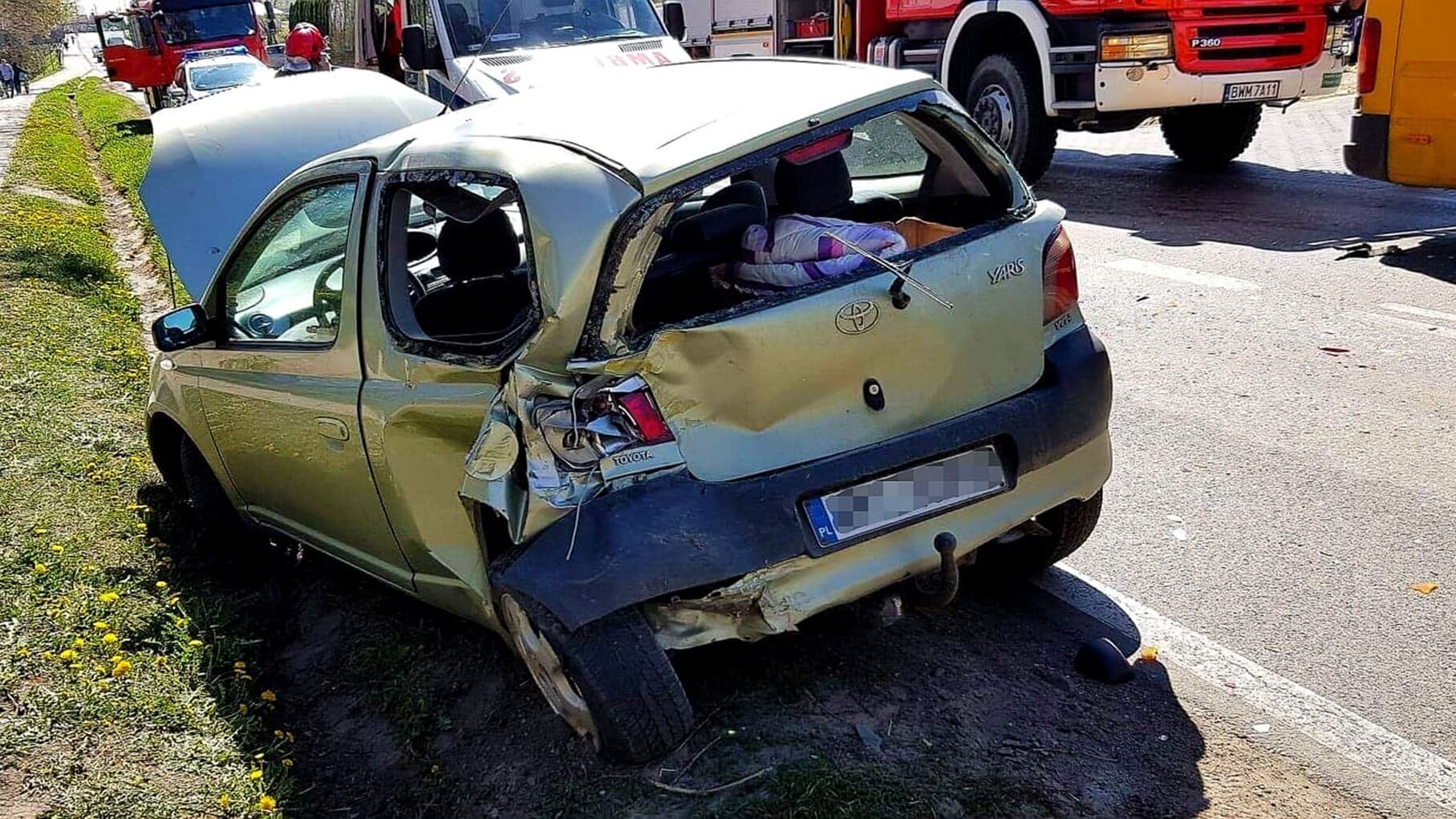 Wypadek na drodze krajowej nr 63 w Czyżewie – jedna osoba ranna