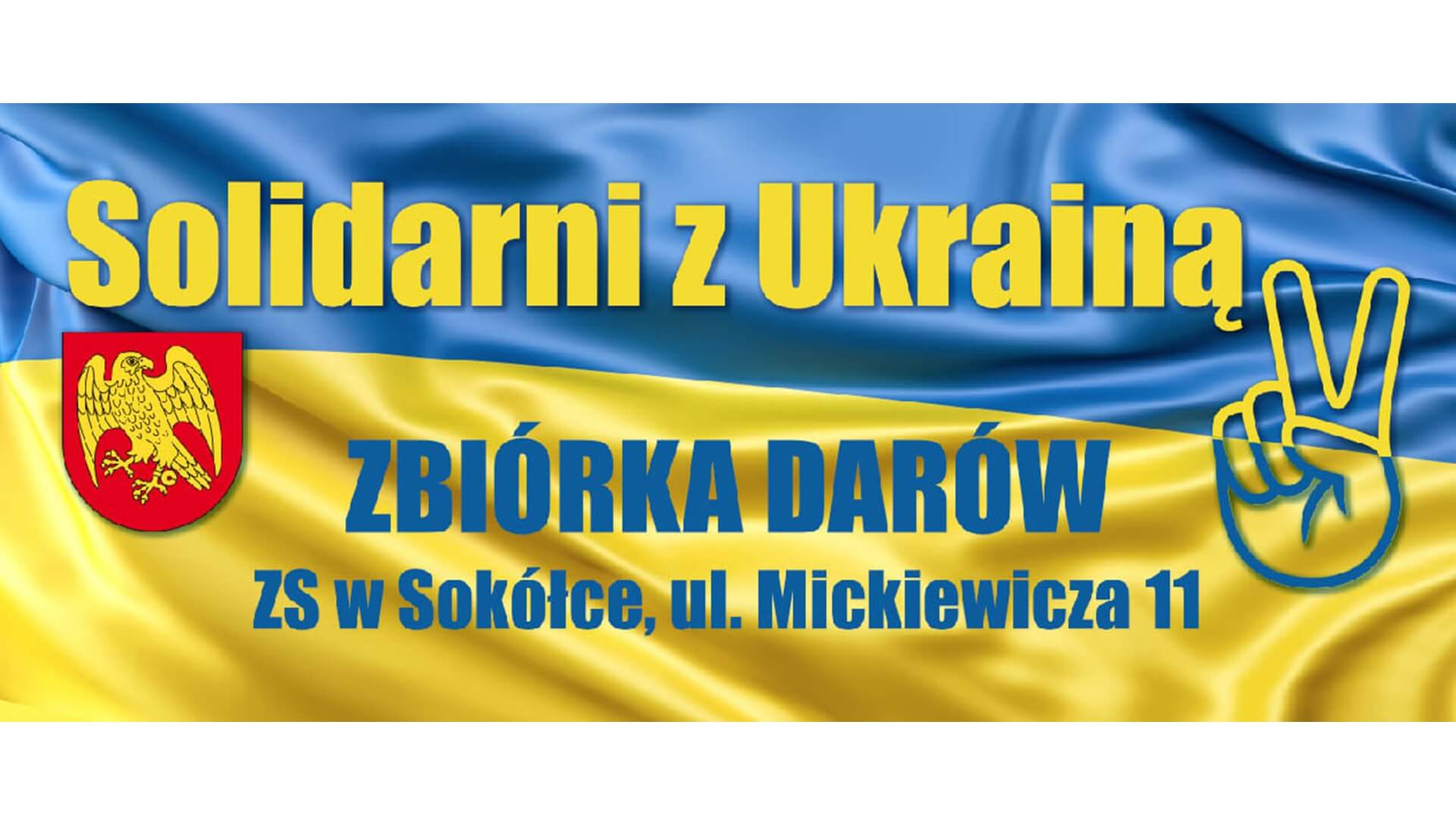 W Sokółce trwa zbiórka darów dla Ukraińców