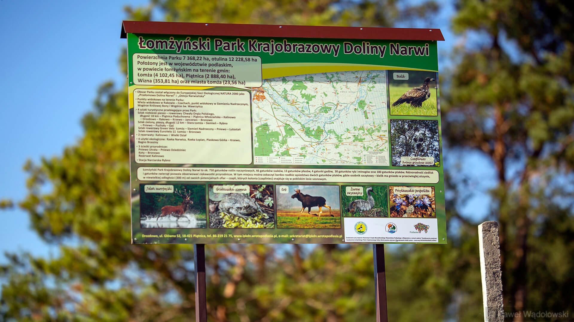 Można już korzystać ze ścieżki edukacyjnej w siedzibie Łomżyńskiego Parku Krajobrazowego Doliny Narwi w Drozdowie