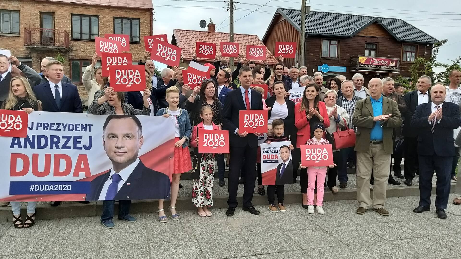 Dariusz Piontkowski namawiał w Brańsku do głosowania na Andrzeja Dudę