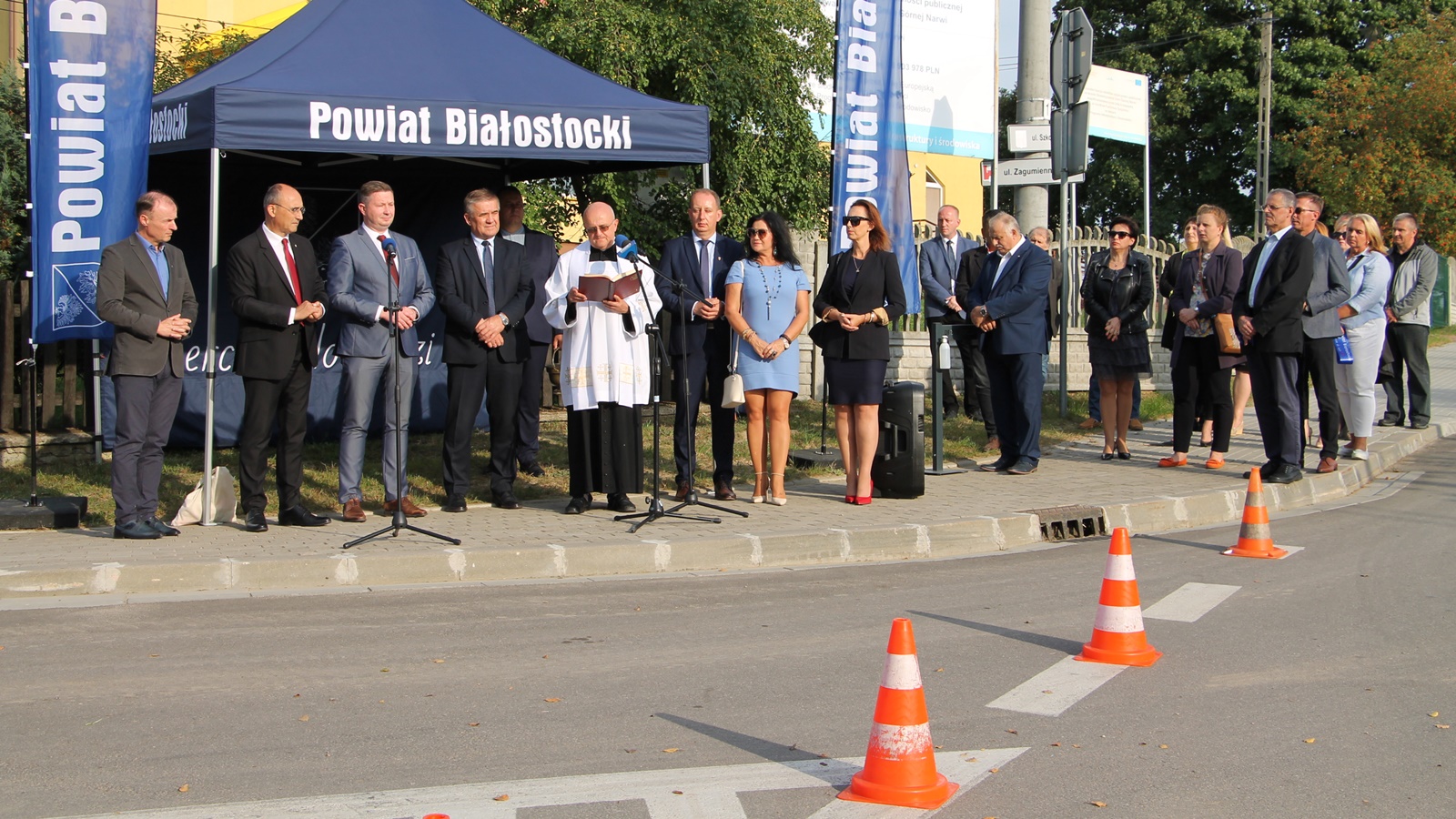 Ulica Zabłudowska w Surażu oficjalnie otwarta po remoncie