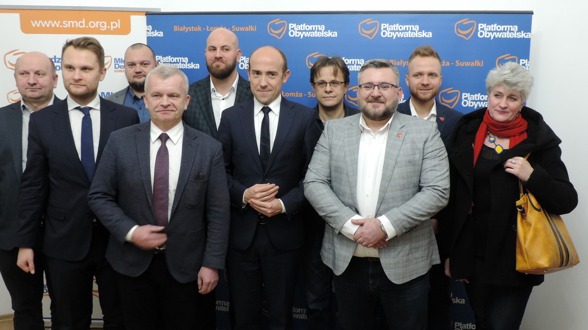 Szef klubu KO Borys Budka odwiedził Białystok i Łomżę