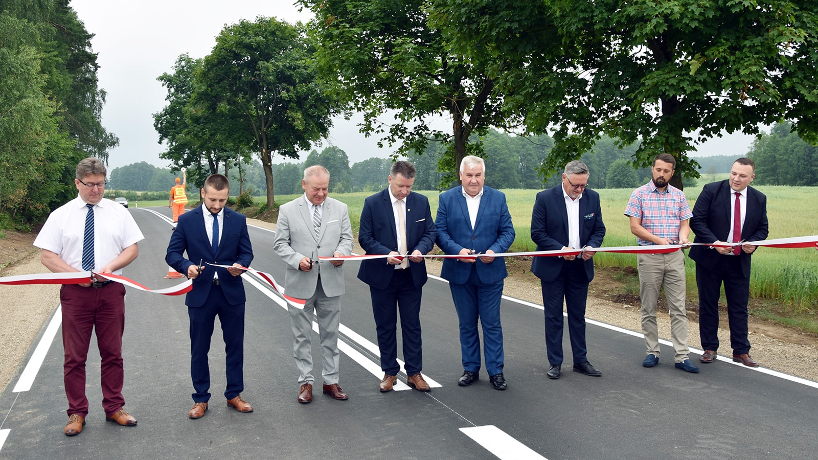 Drogowcy zakończyli pracę na ostatnim odcinku drogi łączącej Kolno ze Stawiskami