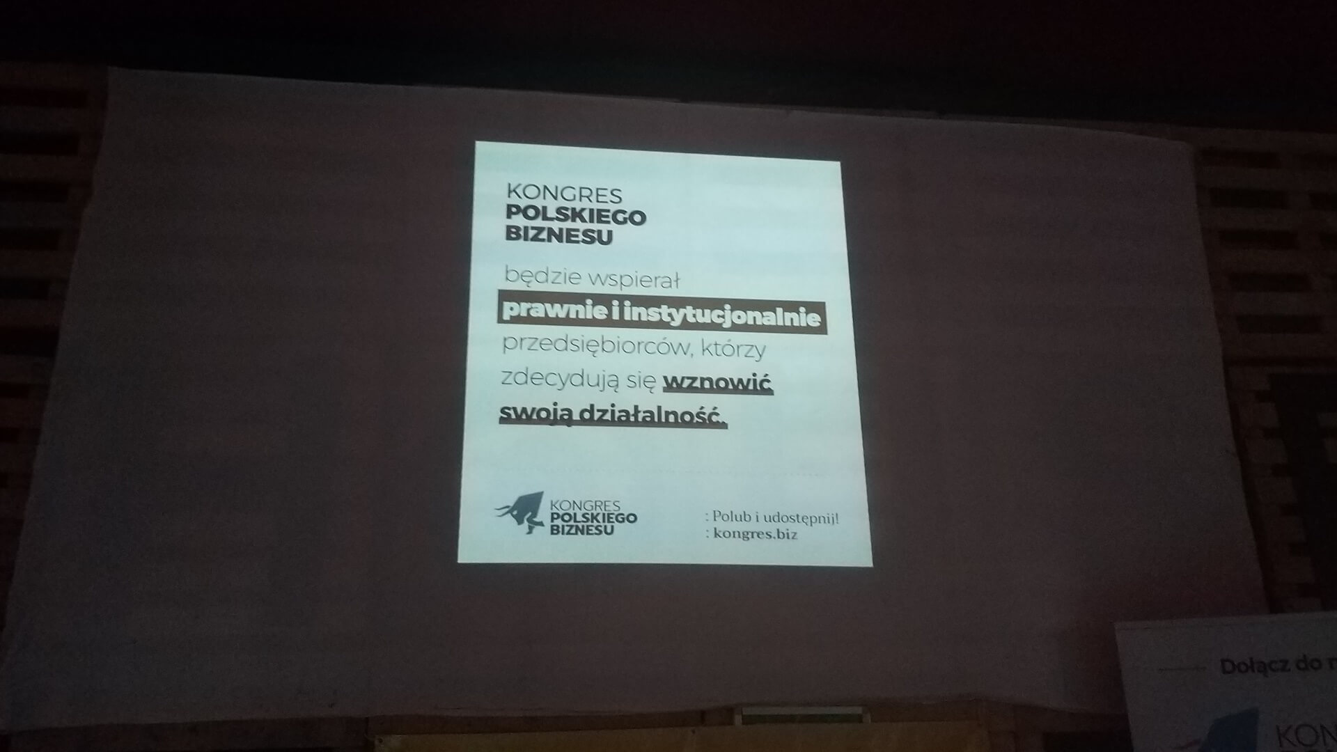 W Białymstoku działacze Kongresu Polskiego Biznesu zorganizowali spotkanie dla przedsiębiorców