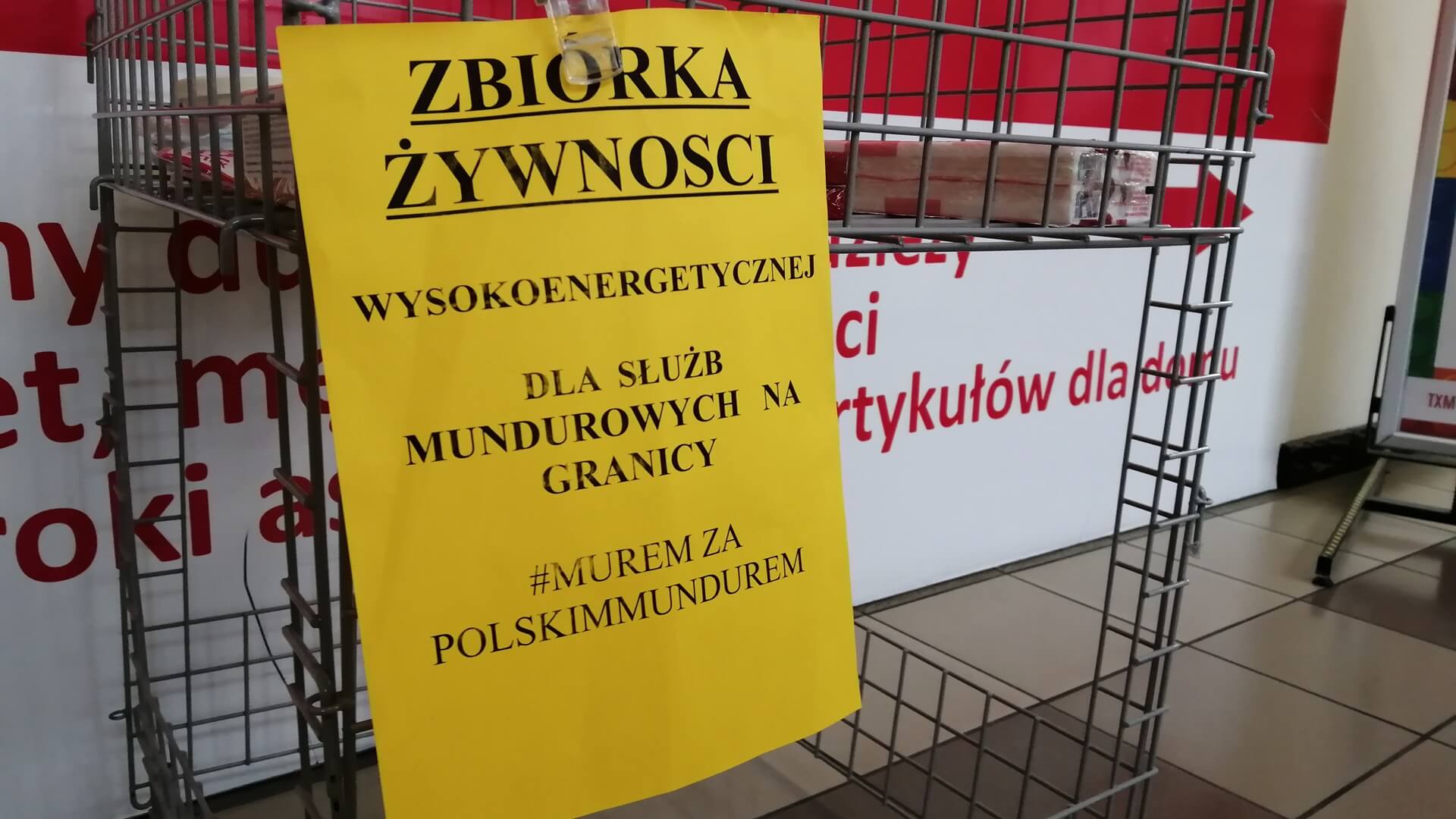 Mieszkańcy Sokólszczyzny organizują zbiórki na rzecz żołnierzy i innych funkcjonariuszy pełniących służbę na granicy