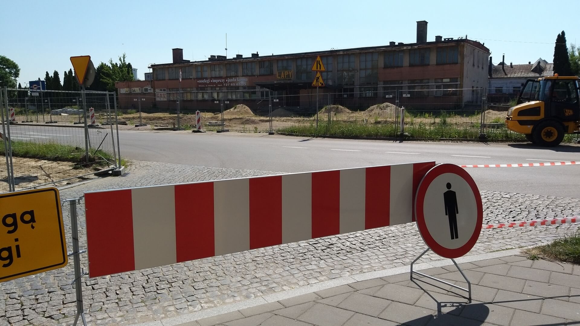 Będą wznowione prace przy przebudowie centrum przesiadkowego w Łapach