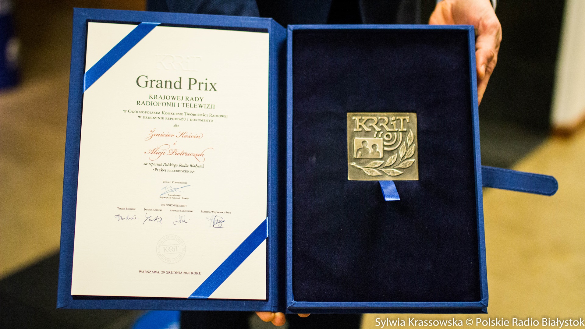 Grand Prix KRRiTV za reportaż „Pieśni przebudzenia” 31.12.2020