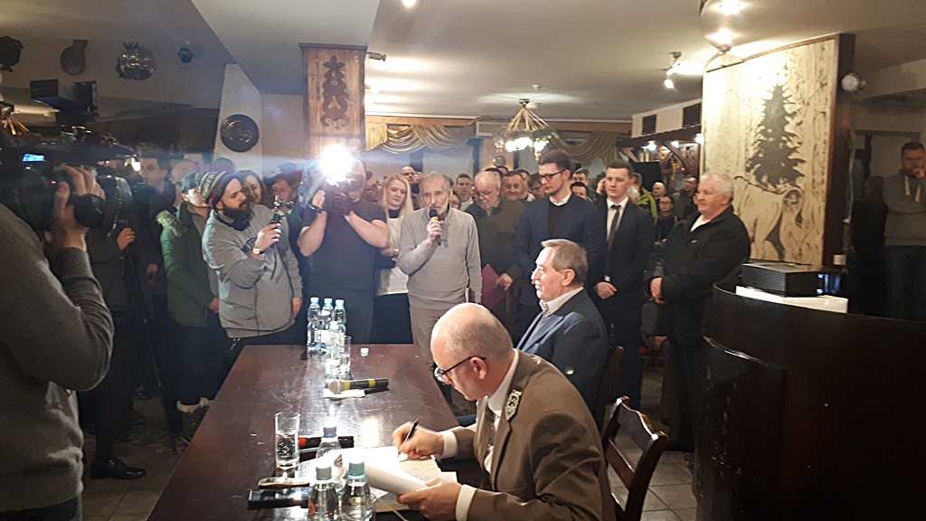 Minister środowiska w Puszczy Białowieskiej