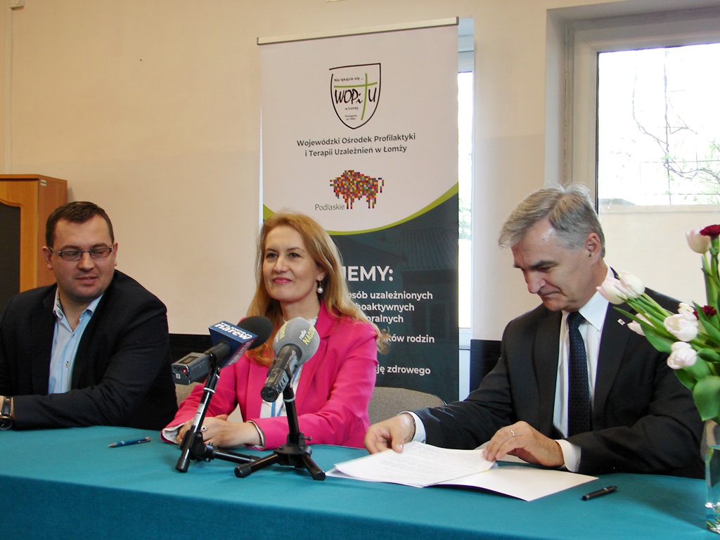 Wojewódzki Ośrodek Profilaktyki i Terapii Uzależnień w Łomży będzie miał nową siedzibę