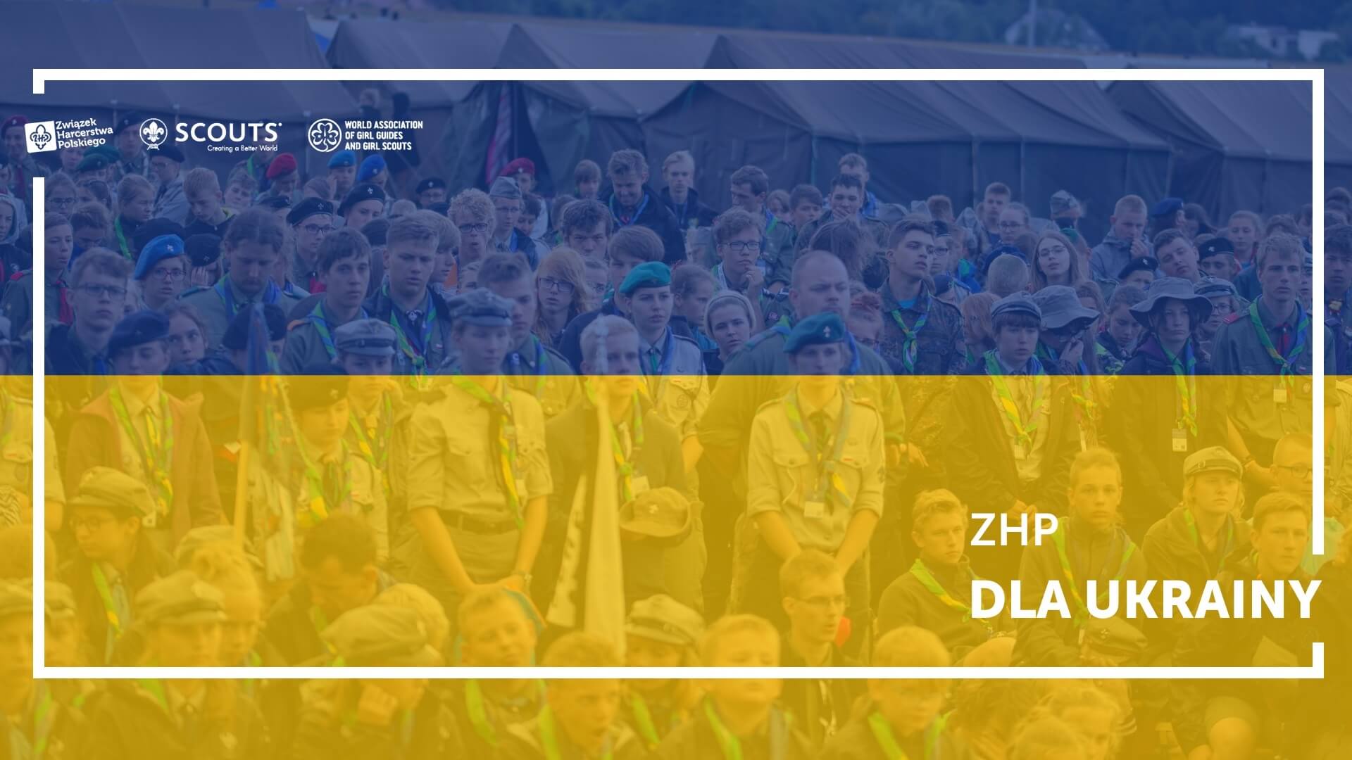 Harcerze zbierają artykuły pierwszej potrzeby dla uchodźców z Ukrainy