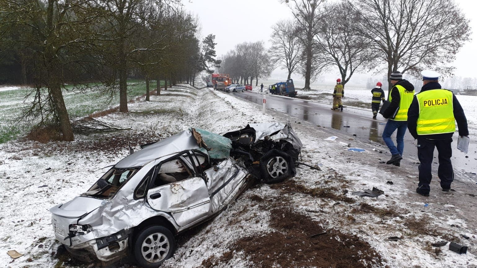 Wypadek na trasie Mońki-Białystok - dwie osoby ranne