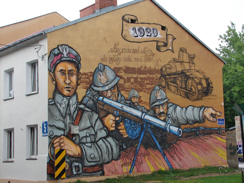 W Łomży powstał kolejny mural nawiązujący do historii