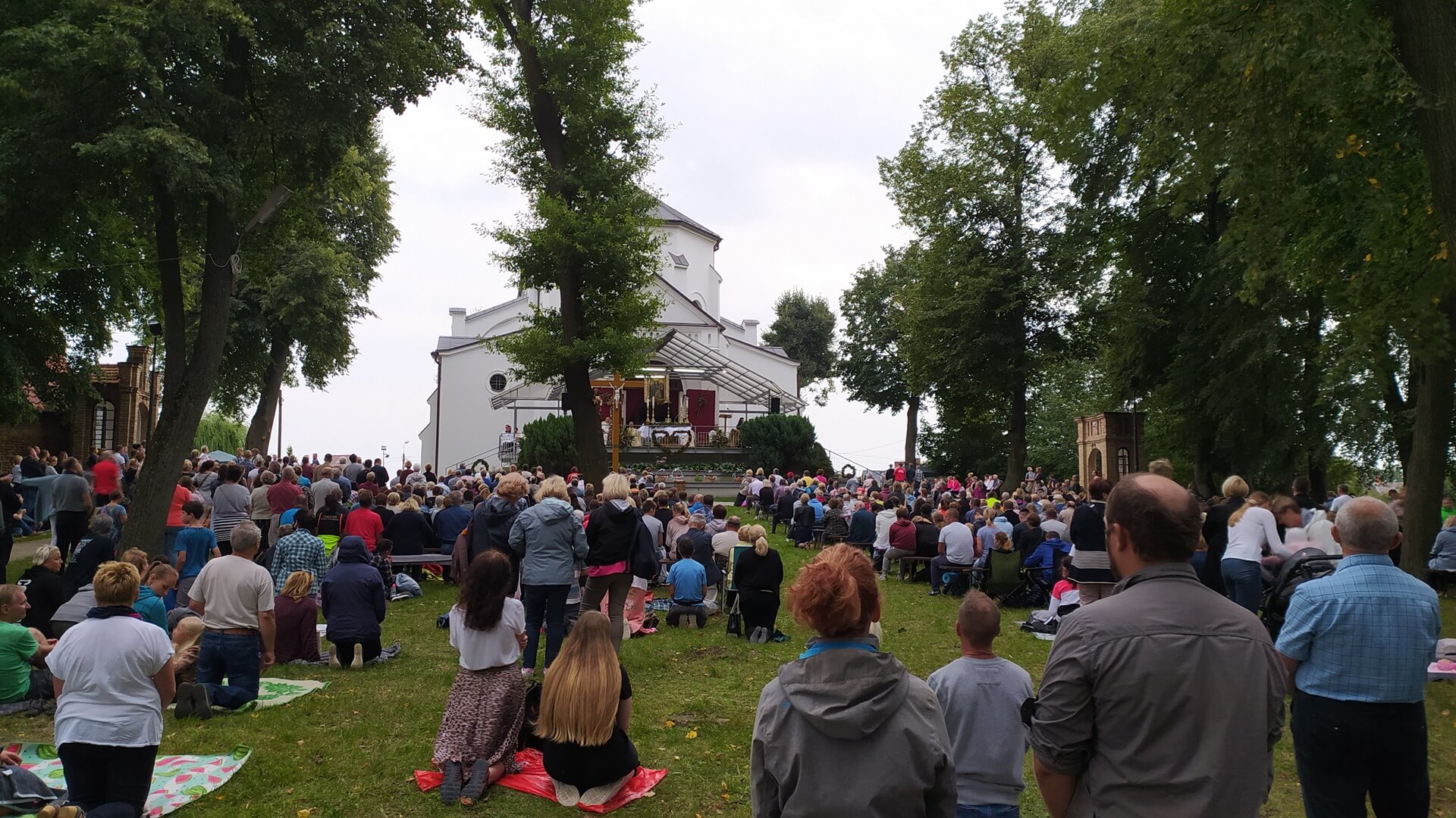 Wierni z Białegostoku indywidualne pielgrzymowali do sanktuarium w Krypnie