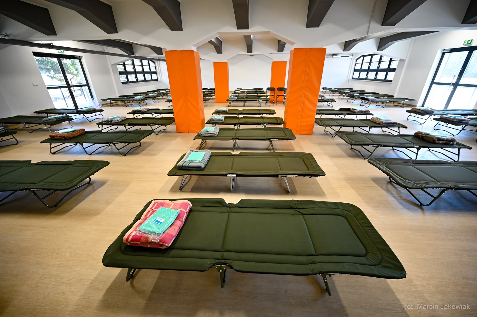 Przy ul. Węglowej w Białymstoku powstał punkt zakwaterowania uchodźców z Ukrainy