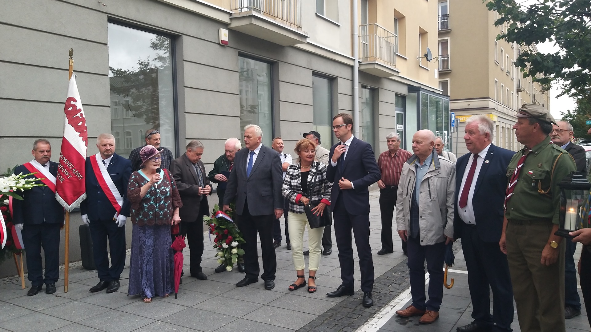 Mieszkańcy Białegostoku upamiętnili 40. rocznicę podpisania Porozumień Sierpniowych