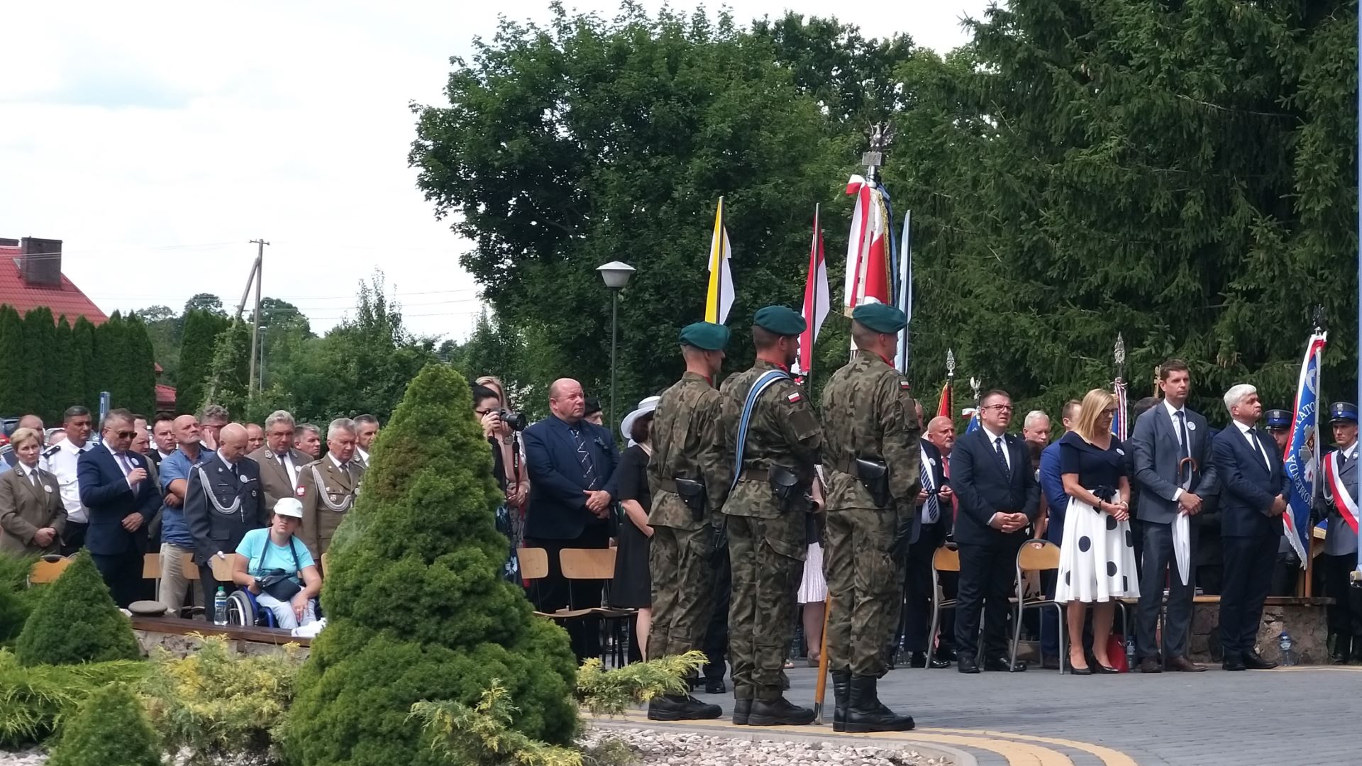 Uroczystości w Gibach upamiętniające ofiary Obławy Augustowskiej [zdjęcia]