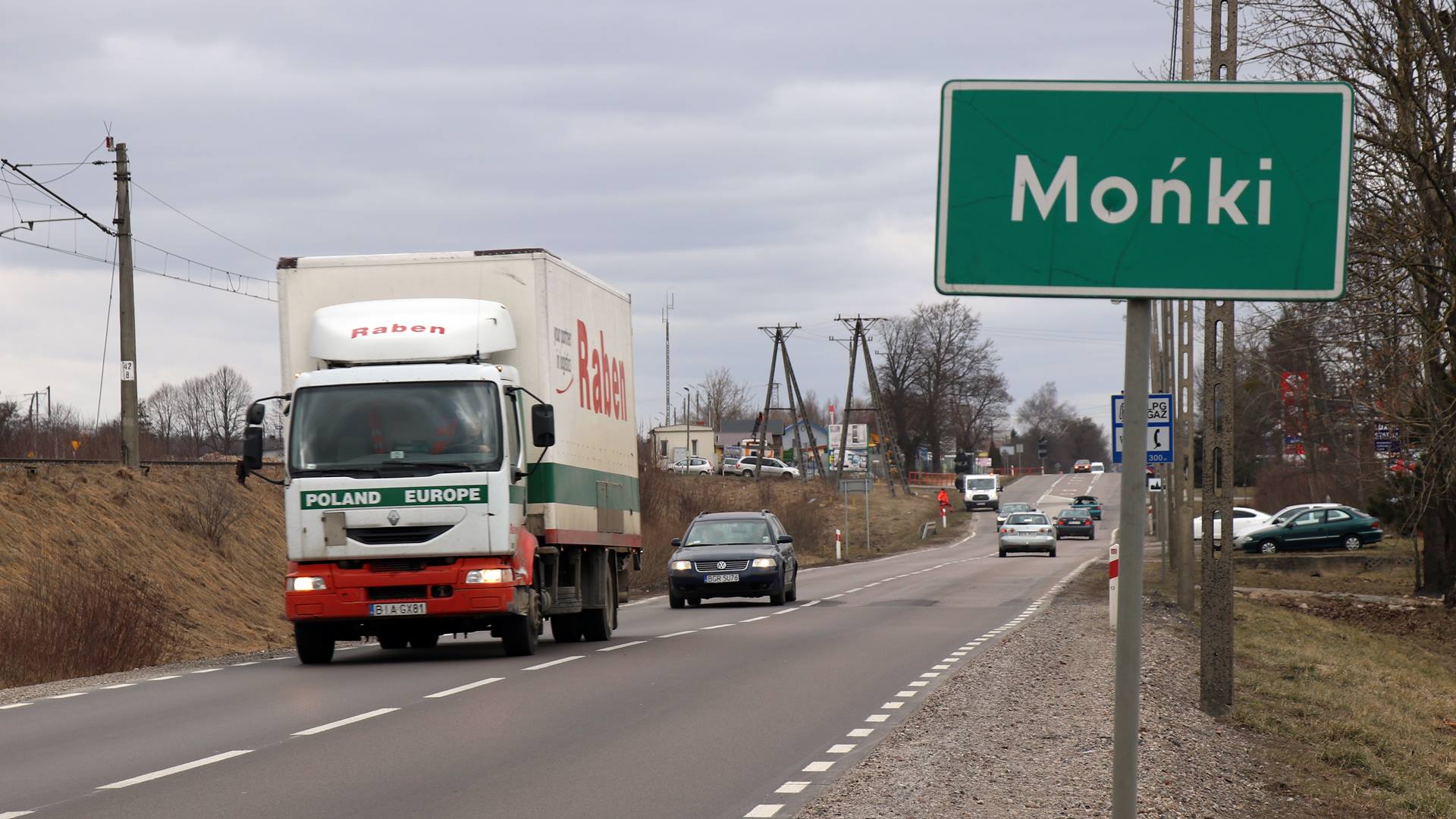 Rozpoczęła się przebudowa DK 65 w Mońkach