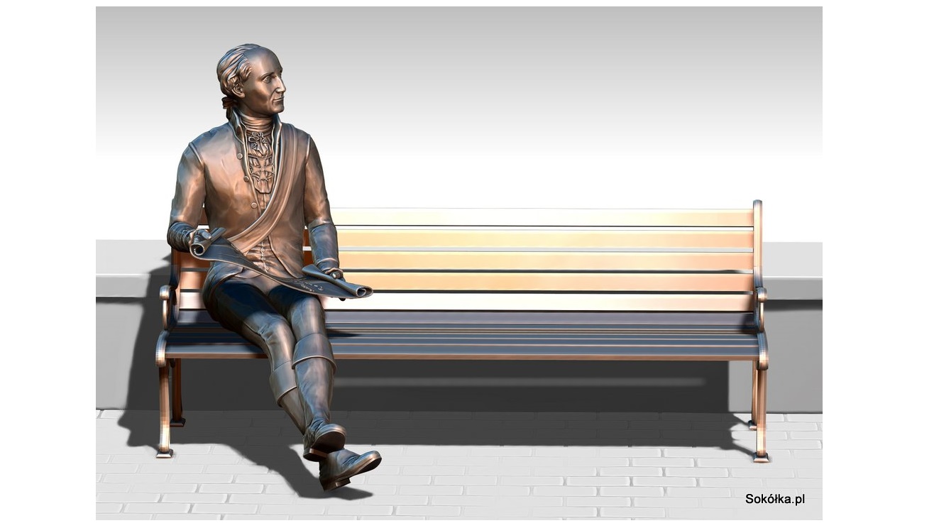 Przy sokólskim zalewie stanie ławka Antoniego Tyzenhauza