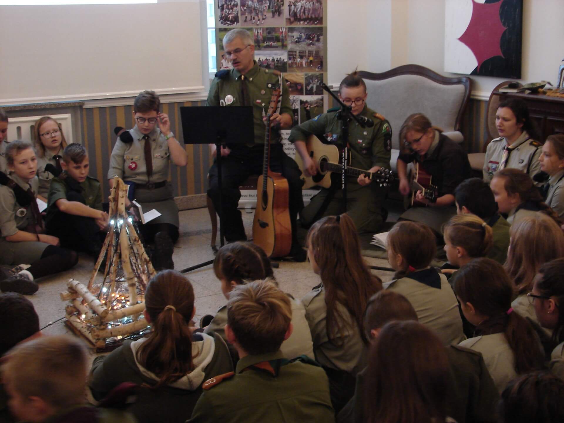 100-lecie niepodległości - ZHP w Łomży zorganiozwał piknik z harcerską piosenką